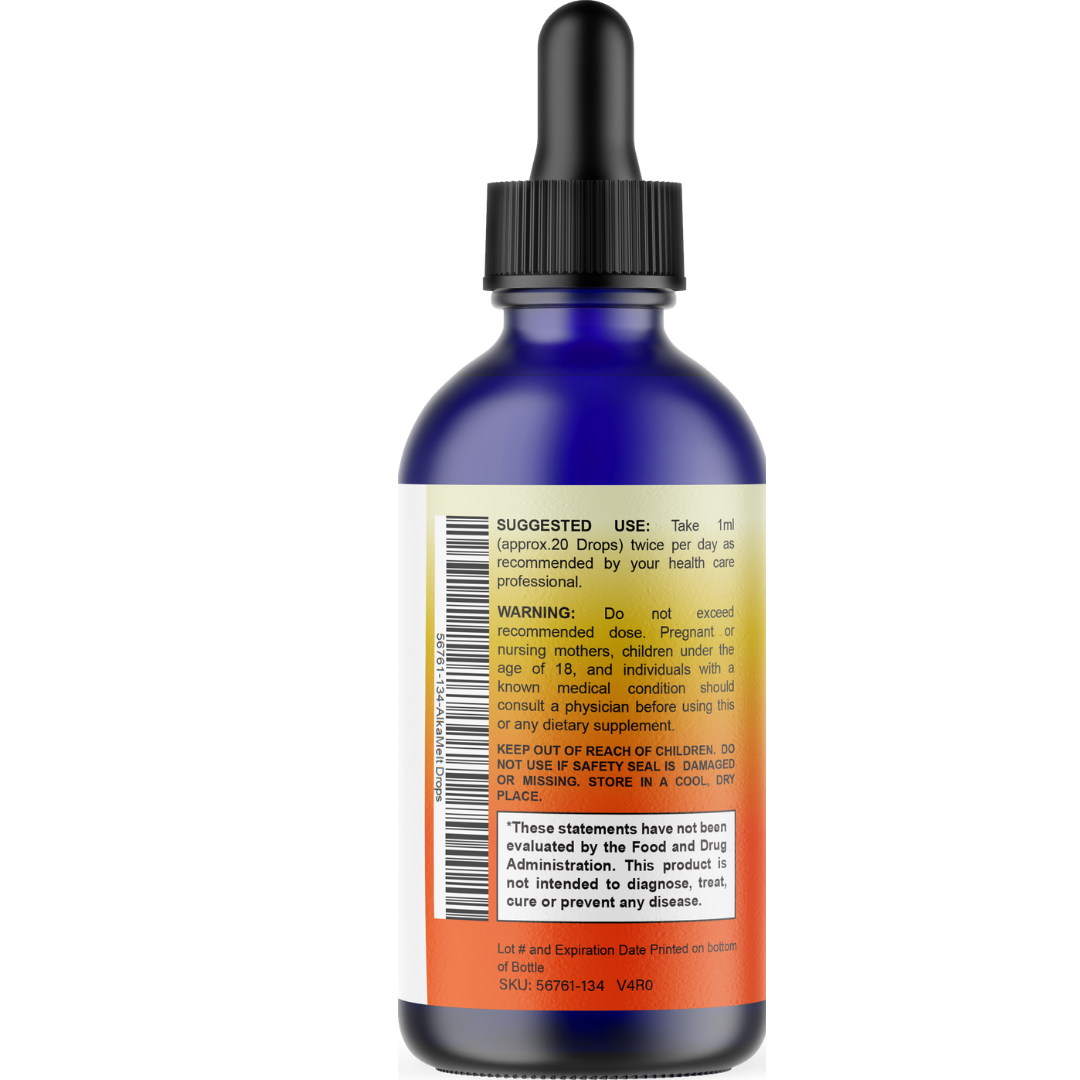 AlkaMelt Drops (12 Pack) – Liquid Dietary Supplement for Weight Management & Energy Support – L-Arginine HCl, L-Glutamine & L-Tryptophan