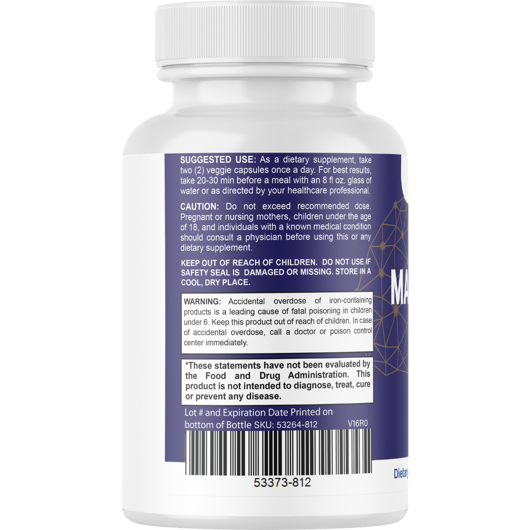 Marobrain Brain Health Support Supplement 60 Capsules