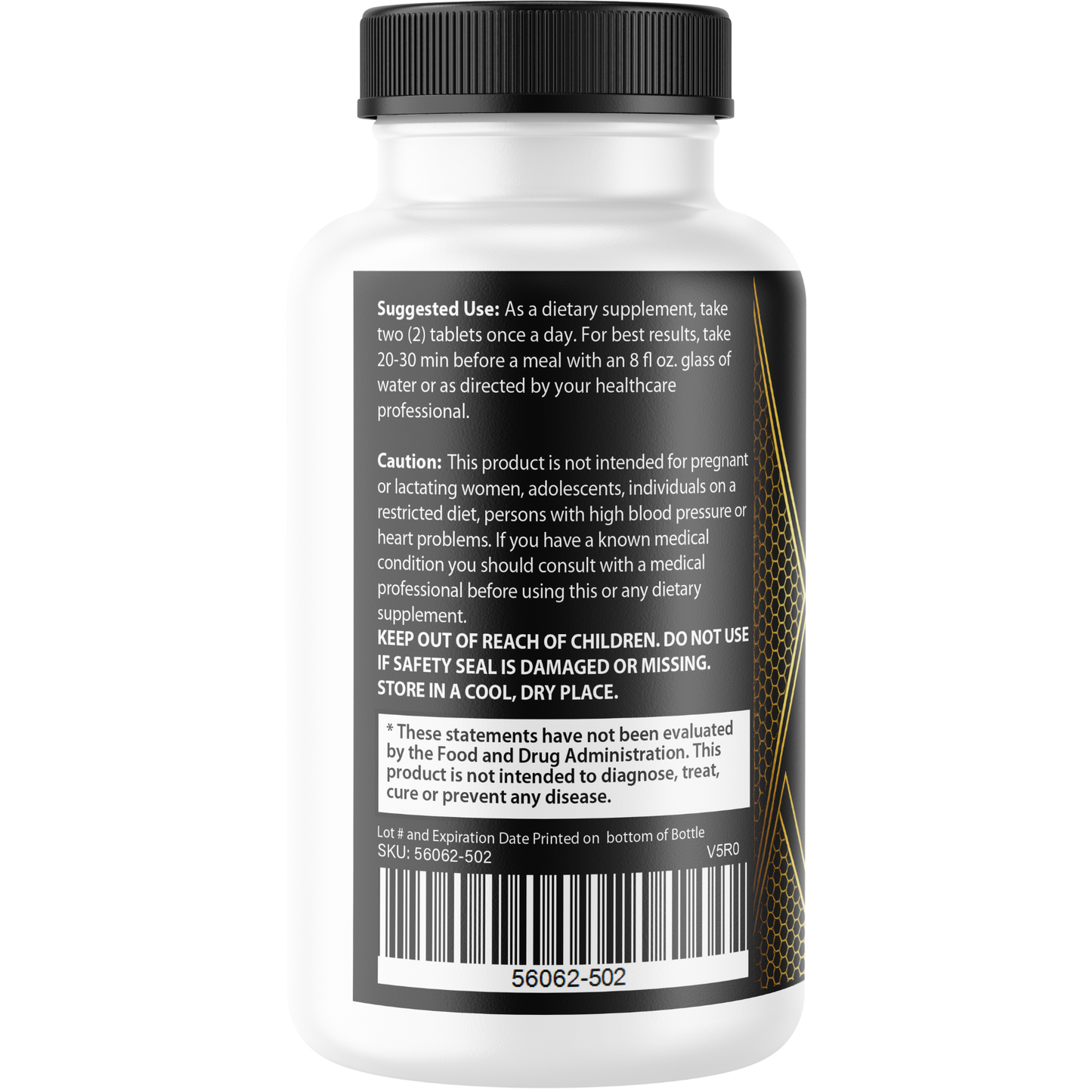 Honeyfil Premium Formula for Men (5 Pack) – Male Performance Supplement with Tongkat Ali, Maca Root, L-Arginine, Tribulus, Muira Puama, Ginseng & Zinc