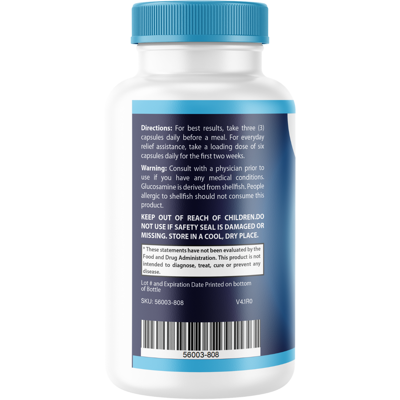 Vita Move (12 Pack) Joint Support Supplement – Glucosamine Sulfate 1500mg with Boswellia, Turmeric Curcumin, Chondroitin, MSM & Bromelain – Mobility & Flexibility Formula