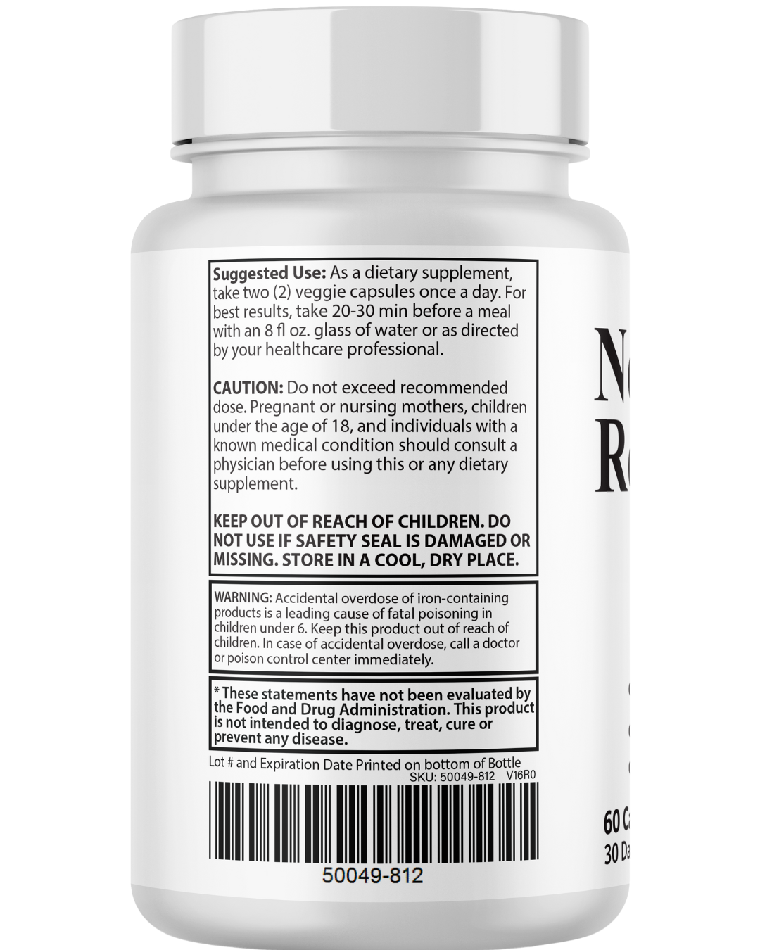 Neurotoned Reconnect+ Brain Health & Concentration Support 60 Capsules