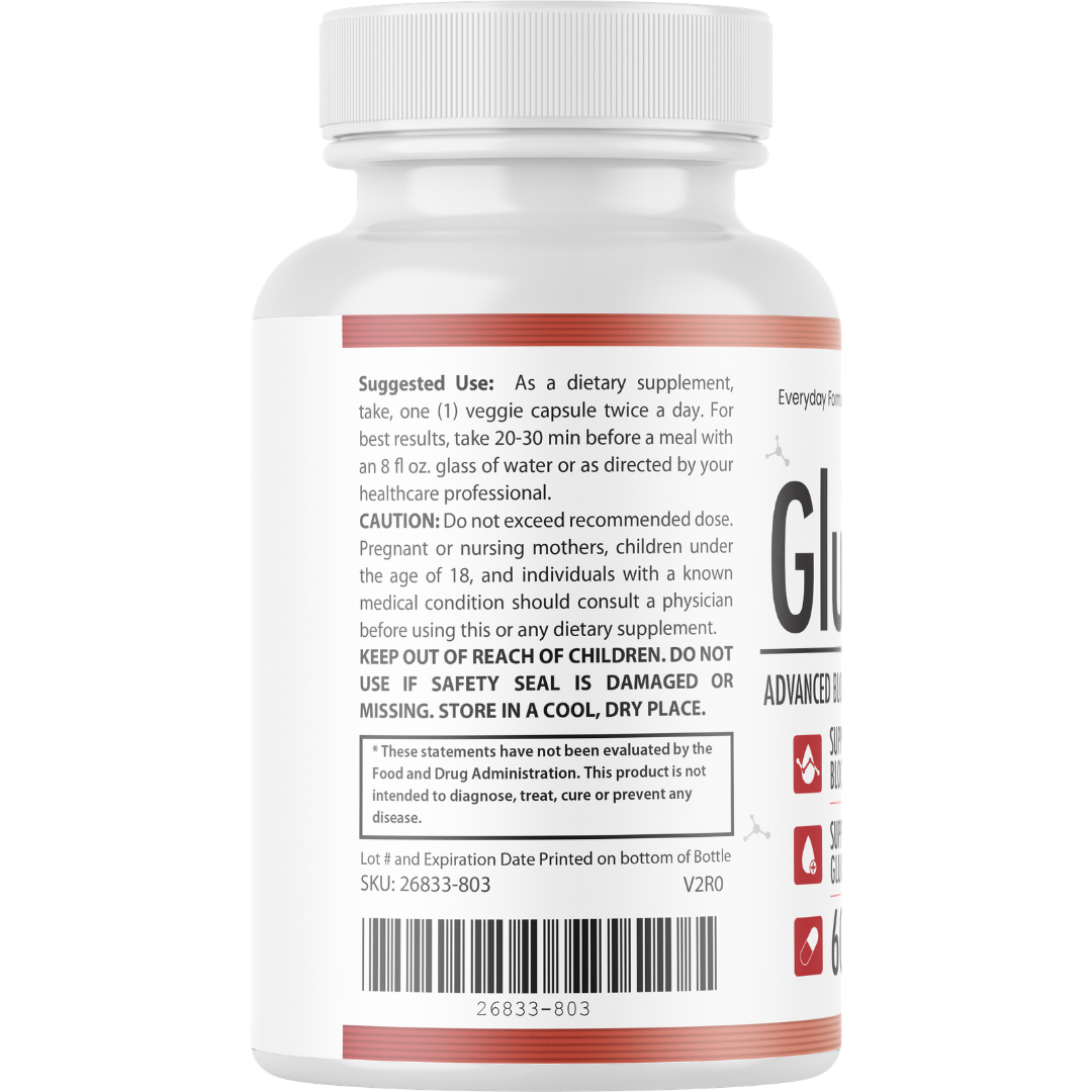 Glucofort Advanced Blood Sugar Support Formula 60 Capsules