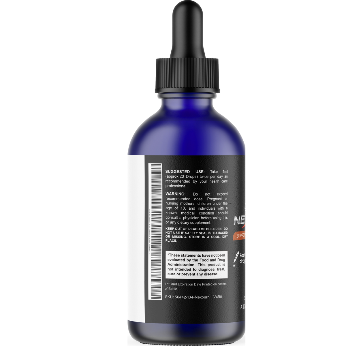 NEXBURN Weight Management Formula (2 Pack) – Fast Acting Liquid Drops with Amino Acid Blend – Daily Support