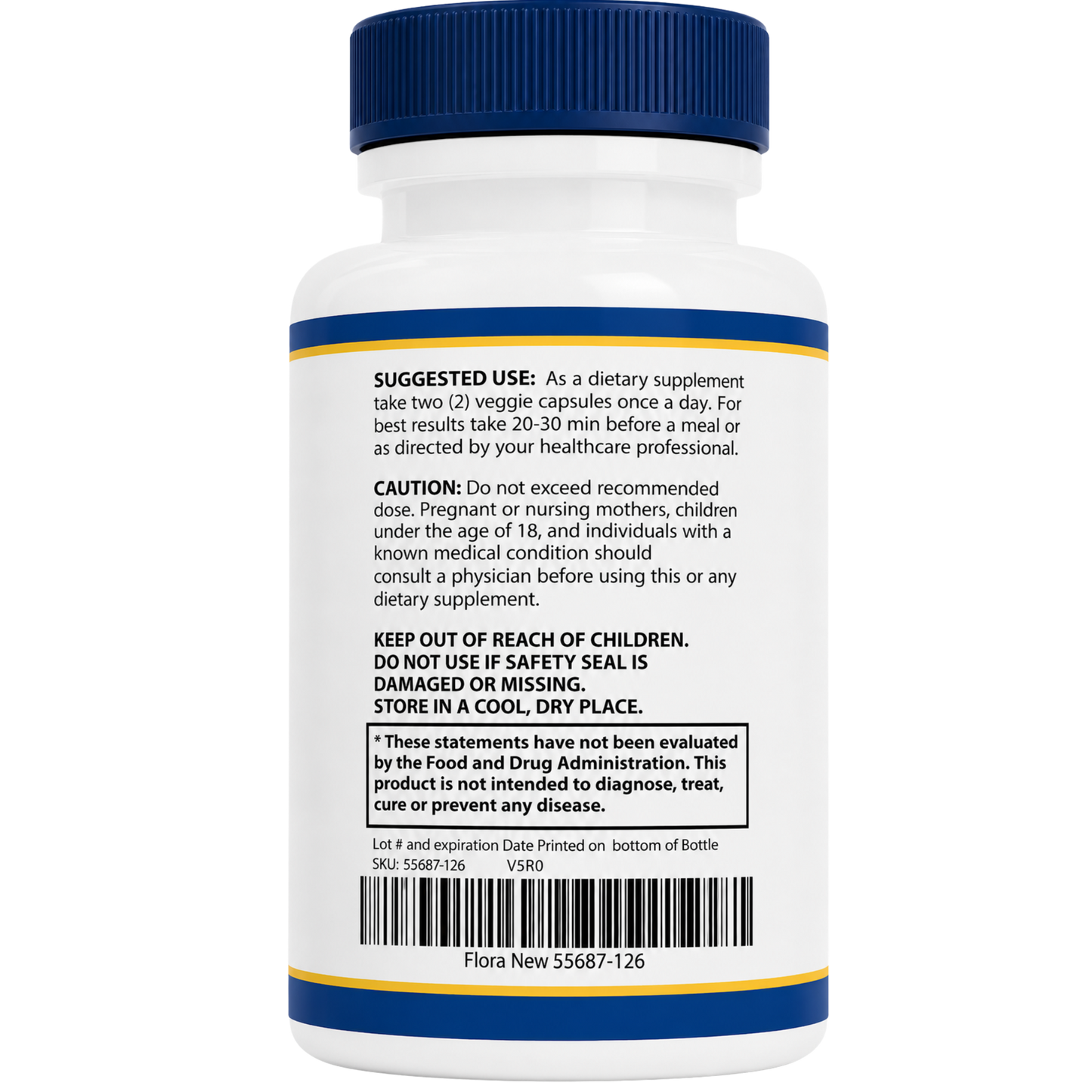 Flora New – Premium Multi-Ingredient Daily Wellness Formula with Raspberry Ketones, African Mango, Green Tea Extract, Apple Cider Vinegar & Grape Seed Extract