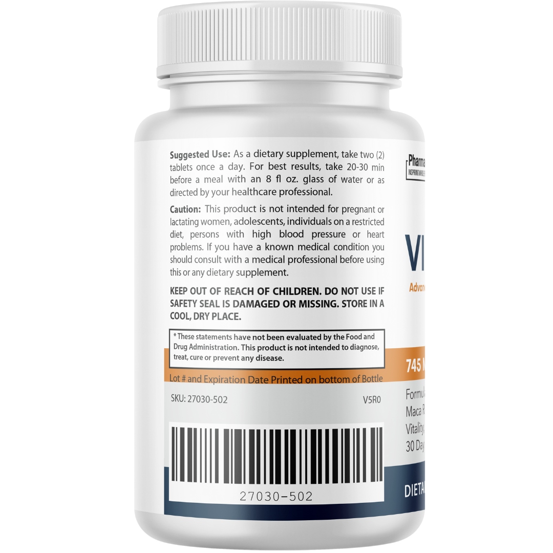 Vitrexotin Advanced Support For Male Virility & Vitality 60 Tablets