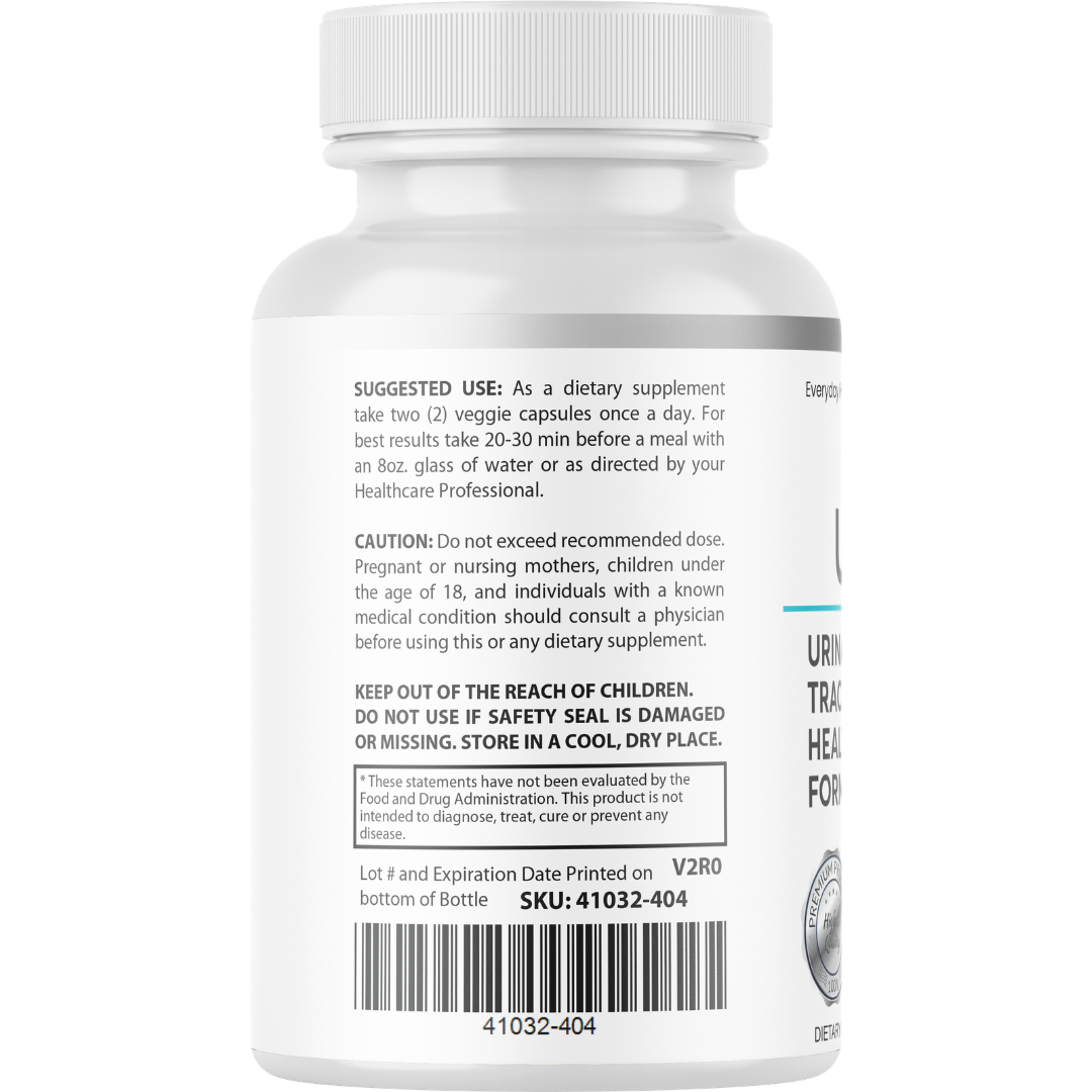 Utifix Bladder Health Support Formula Supplement 60 Capsules