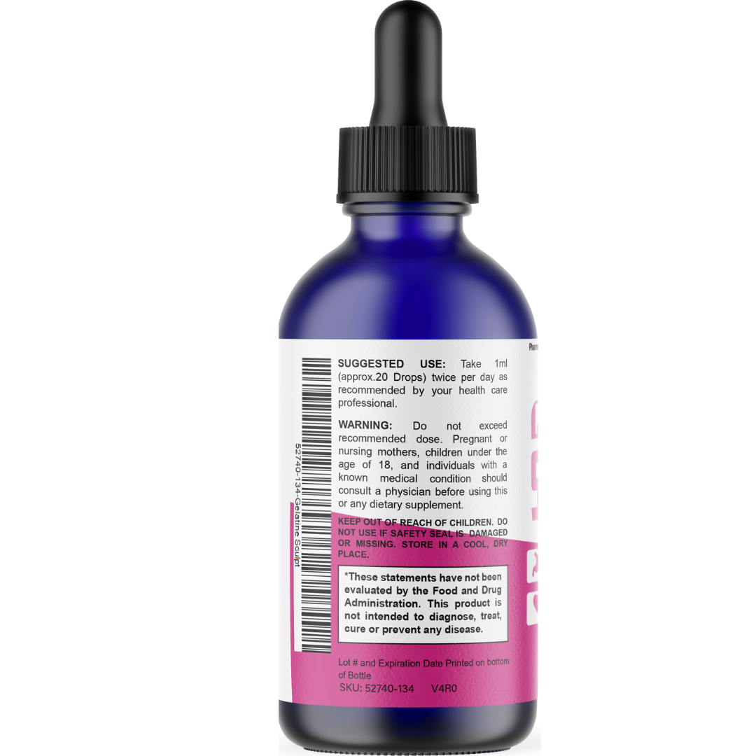 Gelatine Sculpt Drops Metabolism Support, Fat Loss Formula 60ML