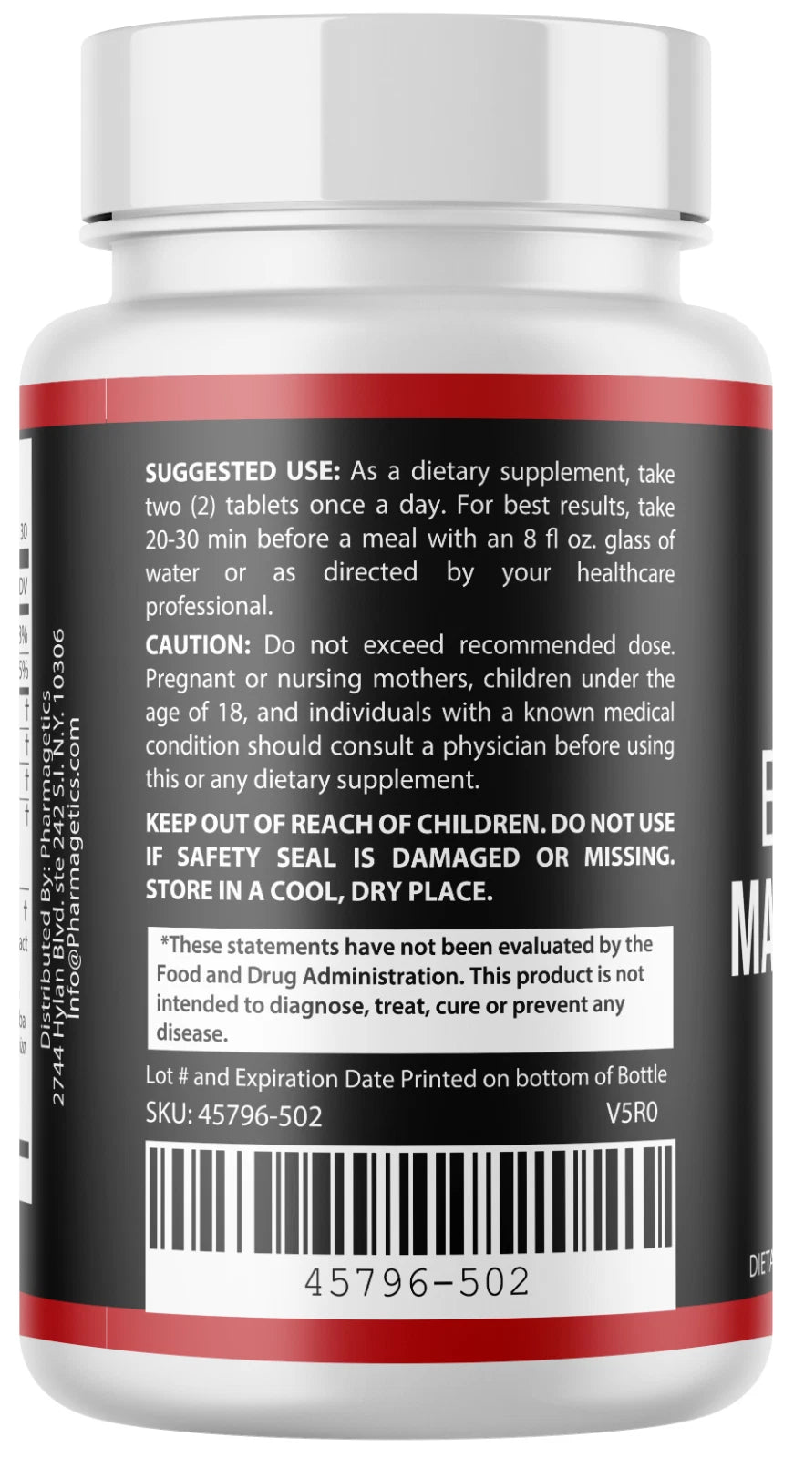 BioBooster Max Performance Male Health Support - 60 Tablets