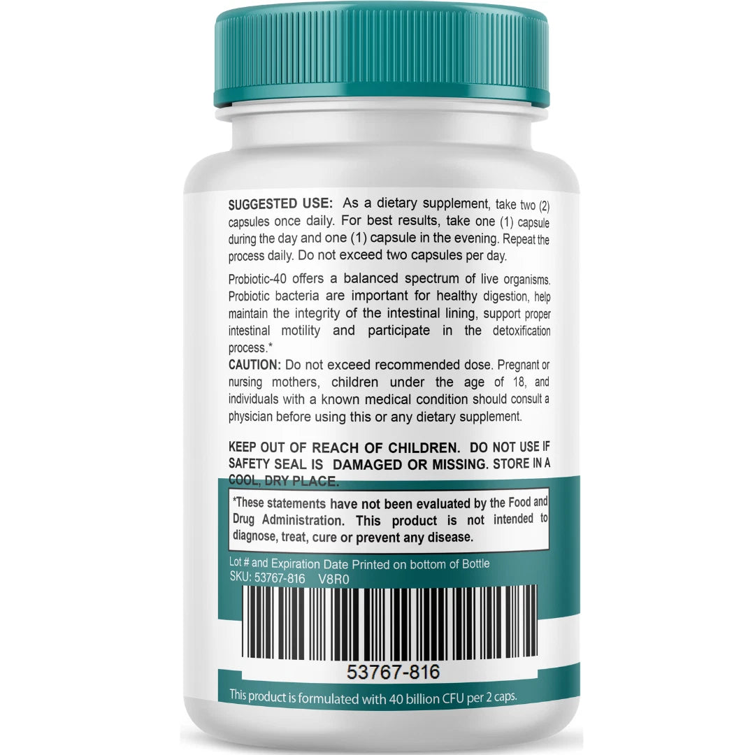 Fungus Elimination Extreme Toenail Treatment Probiotic - 60 Capsules