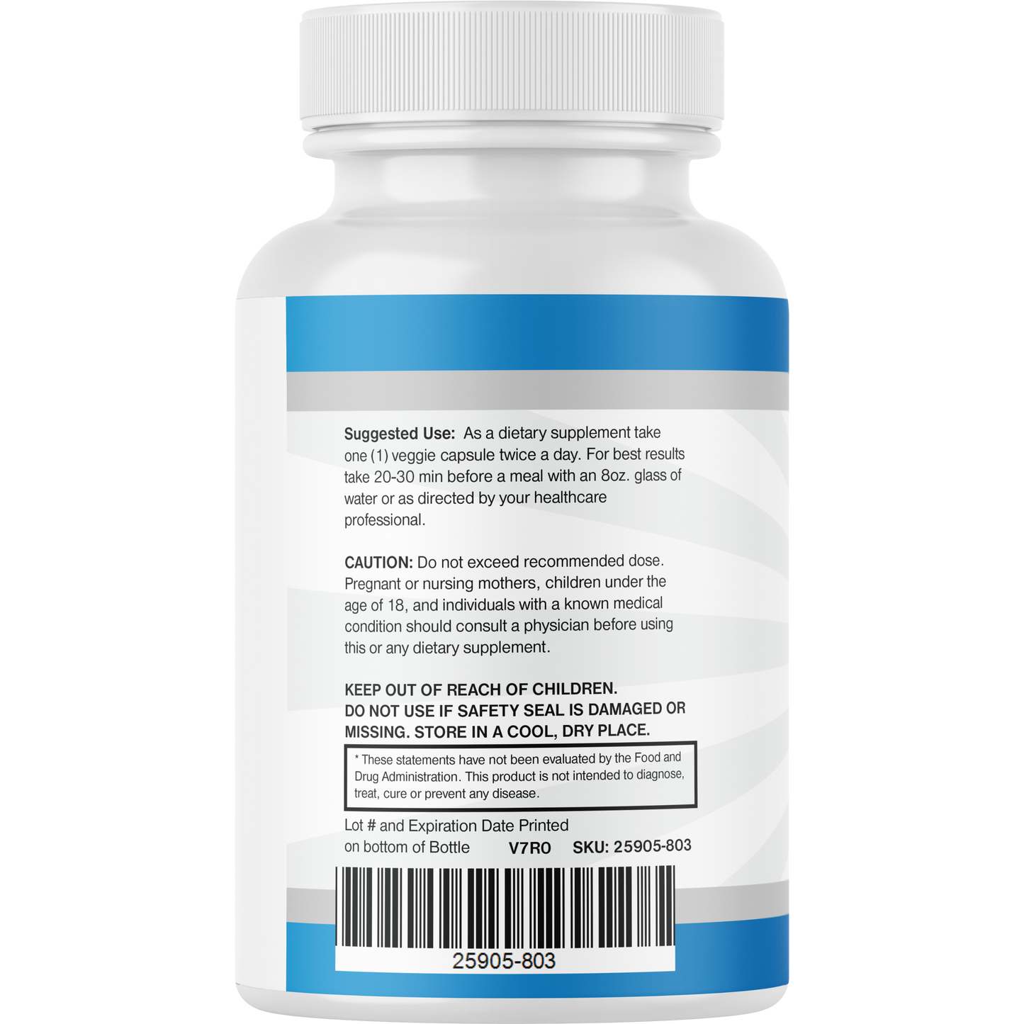 Striction D Healthy Blood Sugar Support Formula 60 Capsules