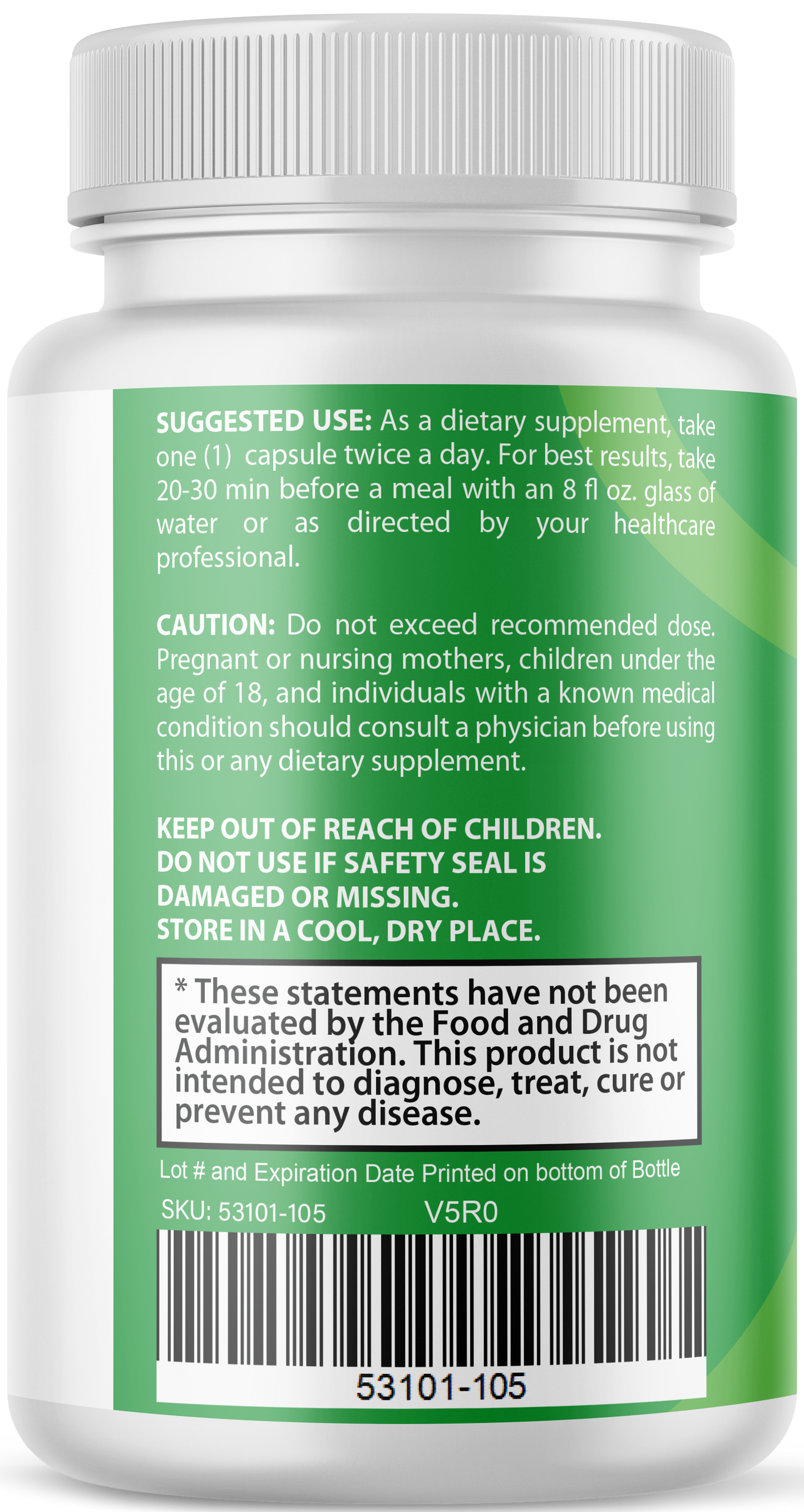 Ozemfit Metabolism Support Formula, Fat Loss Supplement 60 Capsules