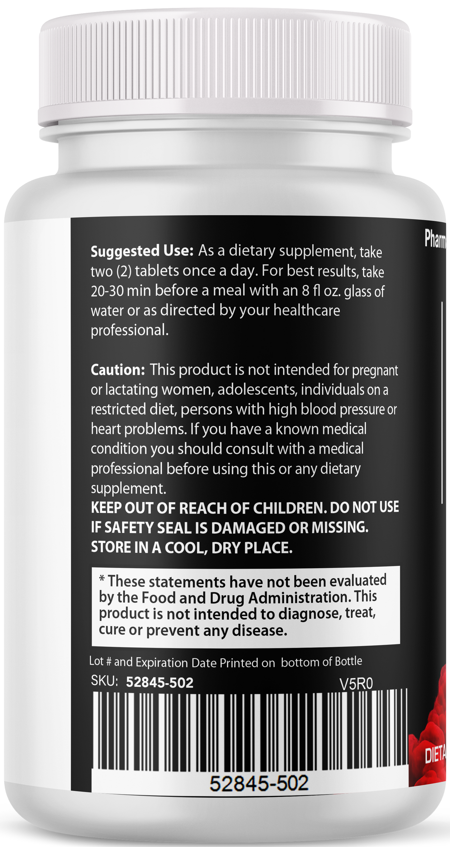 Vigor Boost Male Performance Support Supplement 60 Tablets