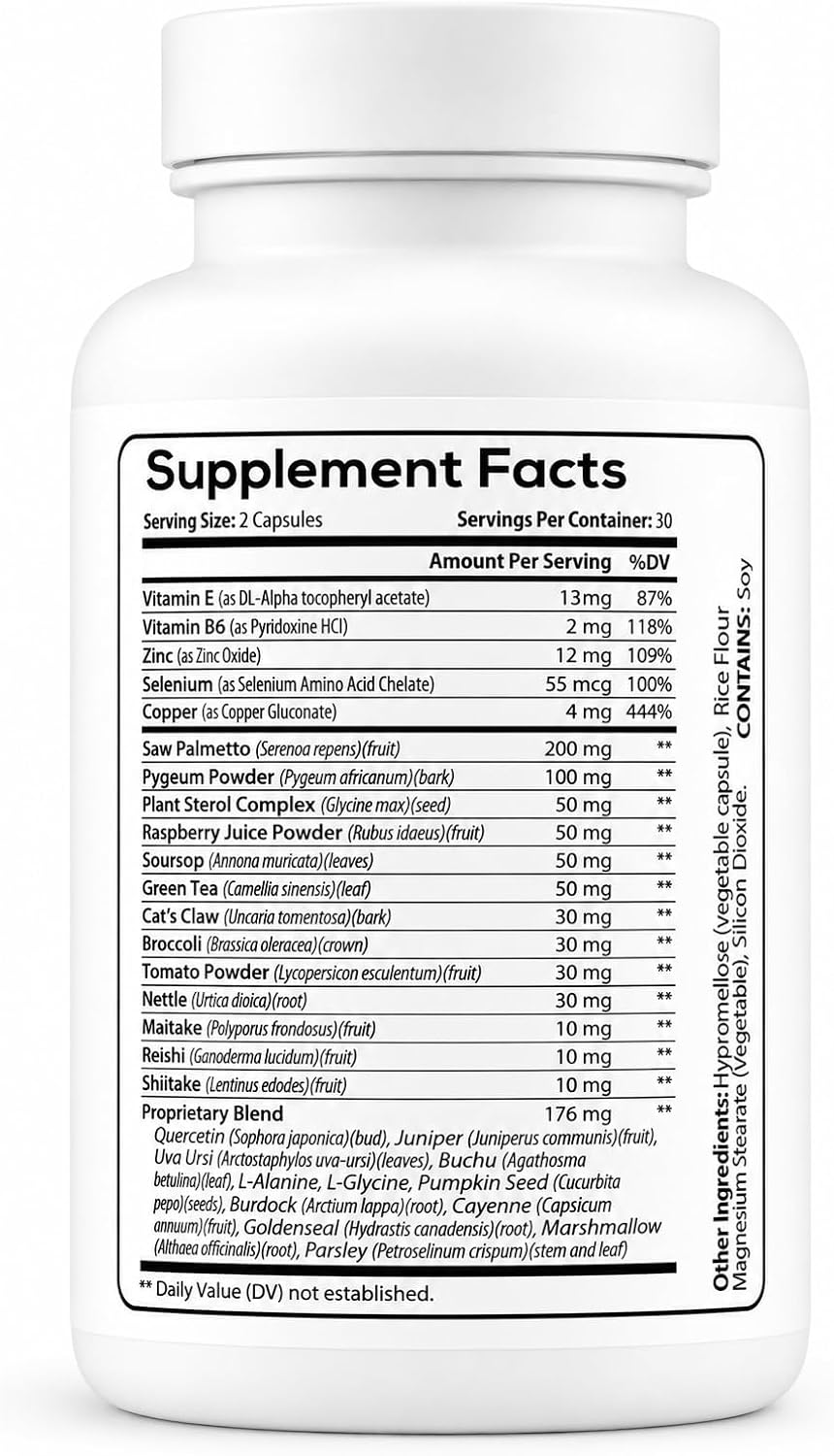 Prostate Max for Men (12-Pack) Advanced Prostate Support with Saw Palmetto 200mg, Pygeum, Plant Sterols, Mushroom Blend, Zinc & Selenium - Supports Urinary Flow, Bladder Health & Prostate Wellness