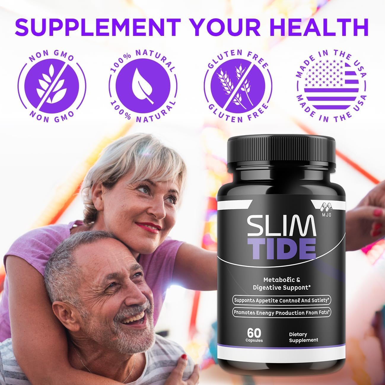 (3 Pack) Slim Tide Capsules, Official SlimTide Weight Management Pills with All Natural Ingredients, Advanced Formula Wellness Supplement with Maximum Strength Active Lifestyle Vitamins (180 Capsules)