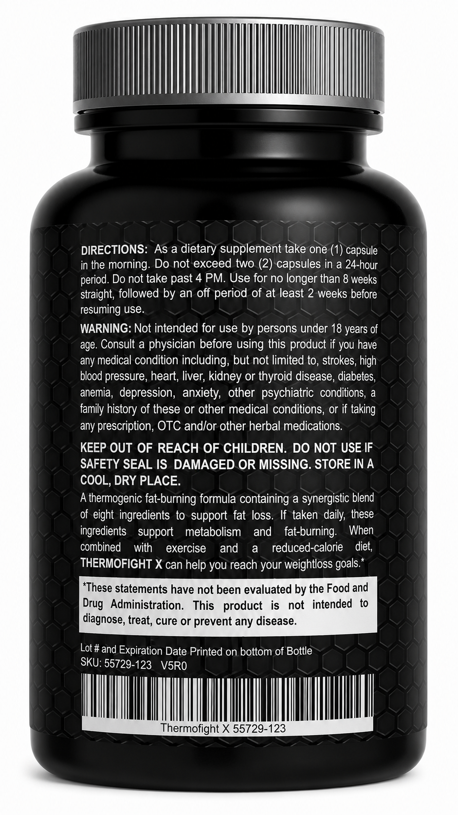 ThermoFight X (6 Pack) – Advanced Thermogenic Formula for Energy, Metabolism Support & Active Lifestyle, Daily Weight Management Supplement