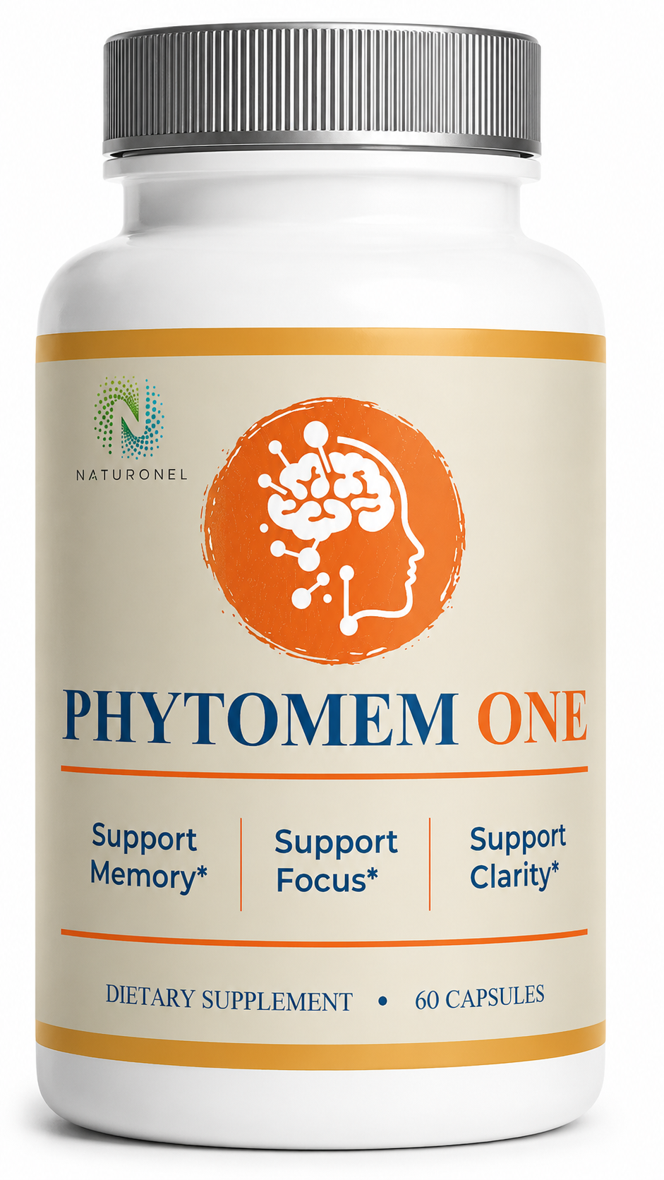 Phytomem One – Memory & Focus Supplement with Nootropic Brain Support Formula, Supports Memory, Focus & Mental Clarity, Cognitive Wellness Supplement - 60 Capsules