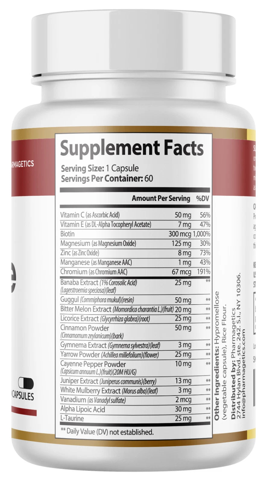 Guardian Botanicals Blood Balance Supplement, Healthy Blood Formula 60 Capsules