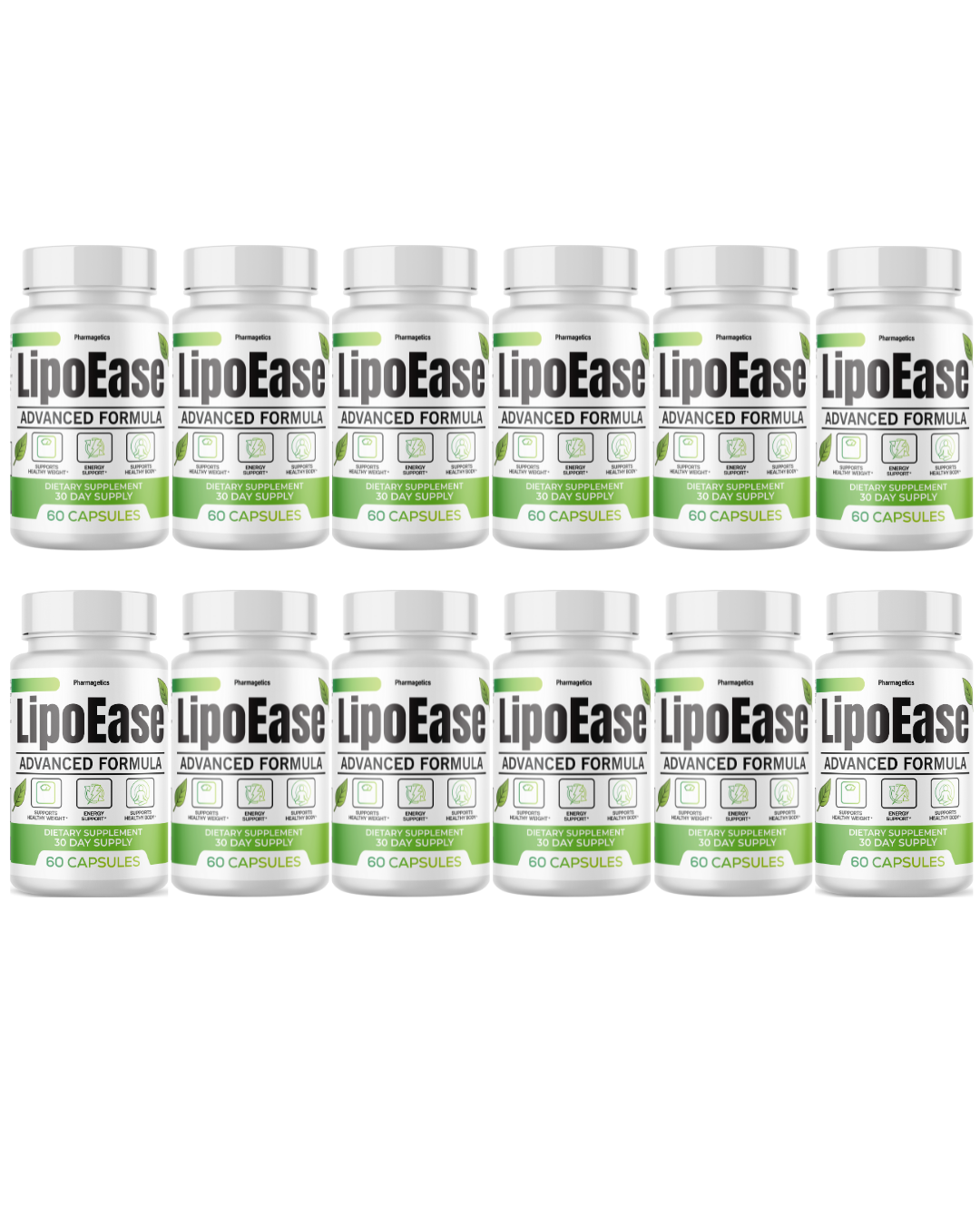 Lipo Ease Healthy Weight Loss Support, Fat Burning Supplement 60 Capsules