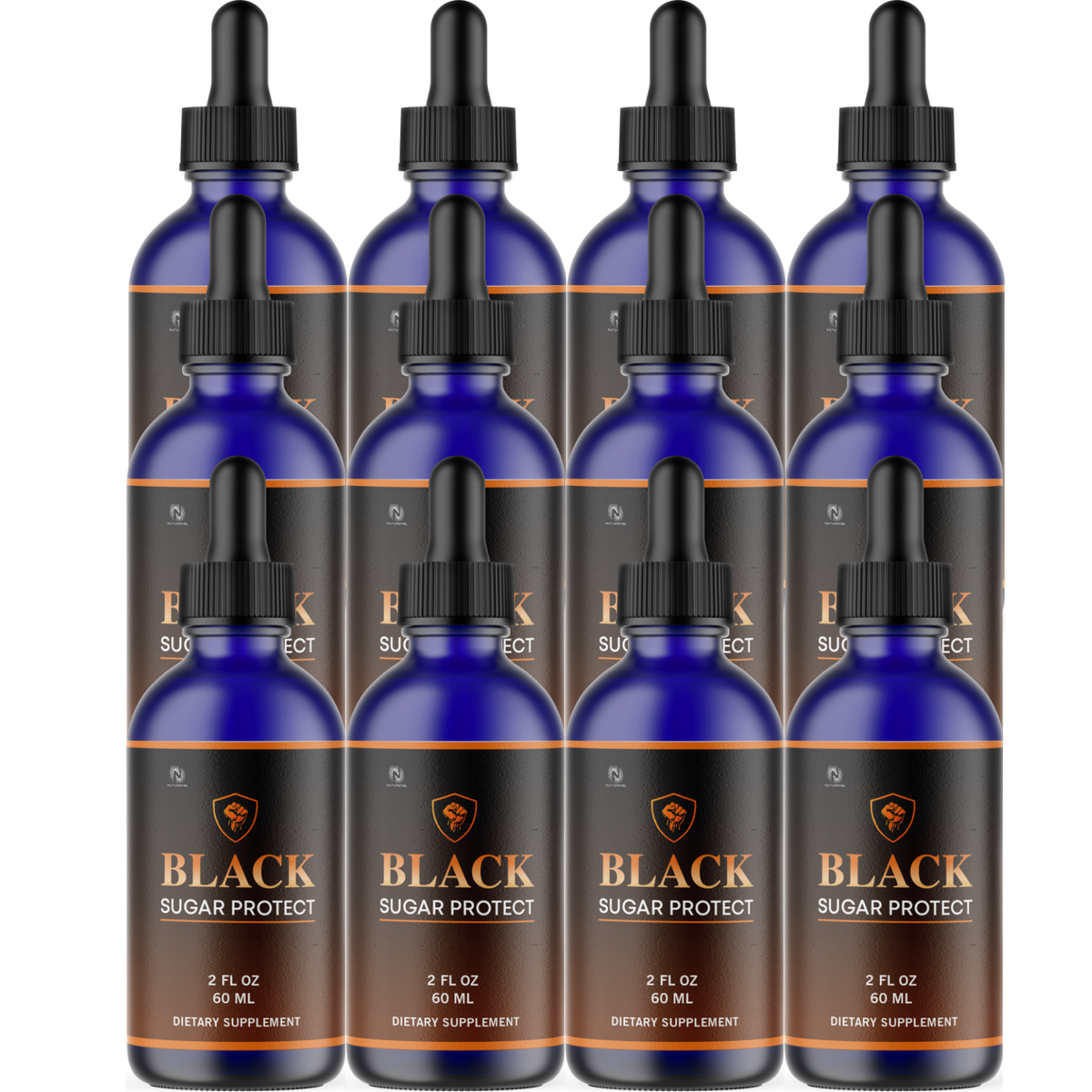 Black Sugar Protect (12 Pack) – Daily Liquid Amino Acid Formula – L-Arginine HCl, L-Glutamine & L-Tryptophan