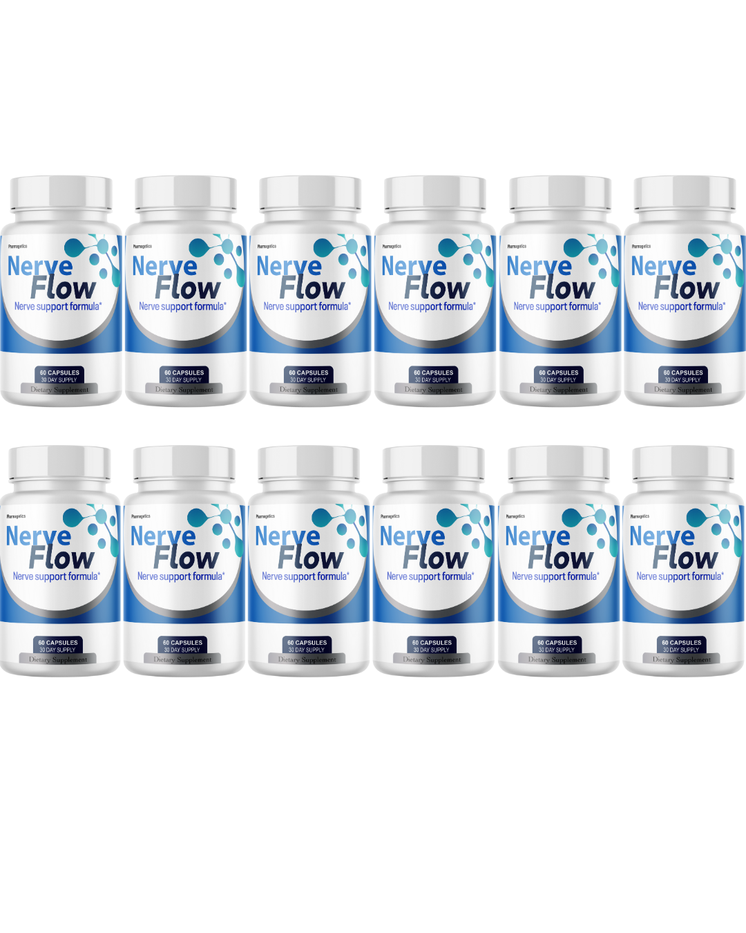 Nerve Flow Advanced Formula For Nerve Support, Maximum Strength 60 Capsules