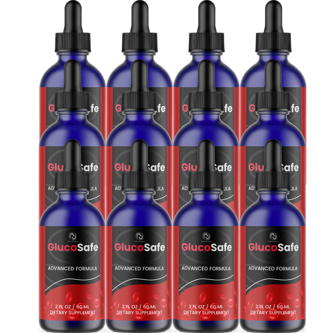 GlucoSafe Advanced Liquid Drops (12 Pack) – Triple Amino Acid Formula with L-Arginine, L-Glutamine & L-Tryptophan