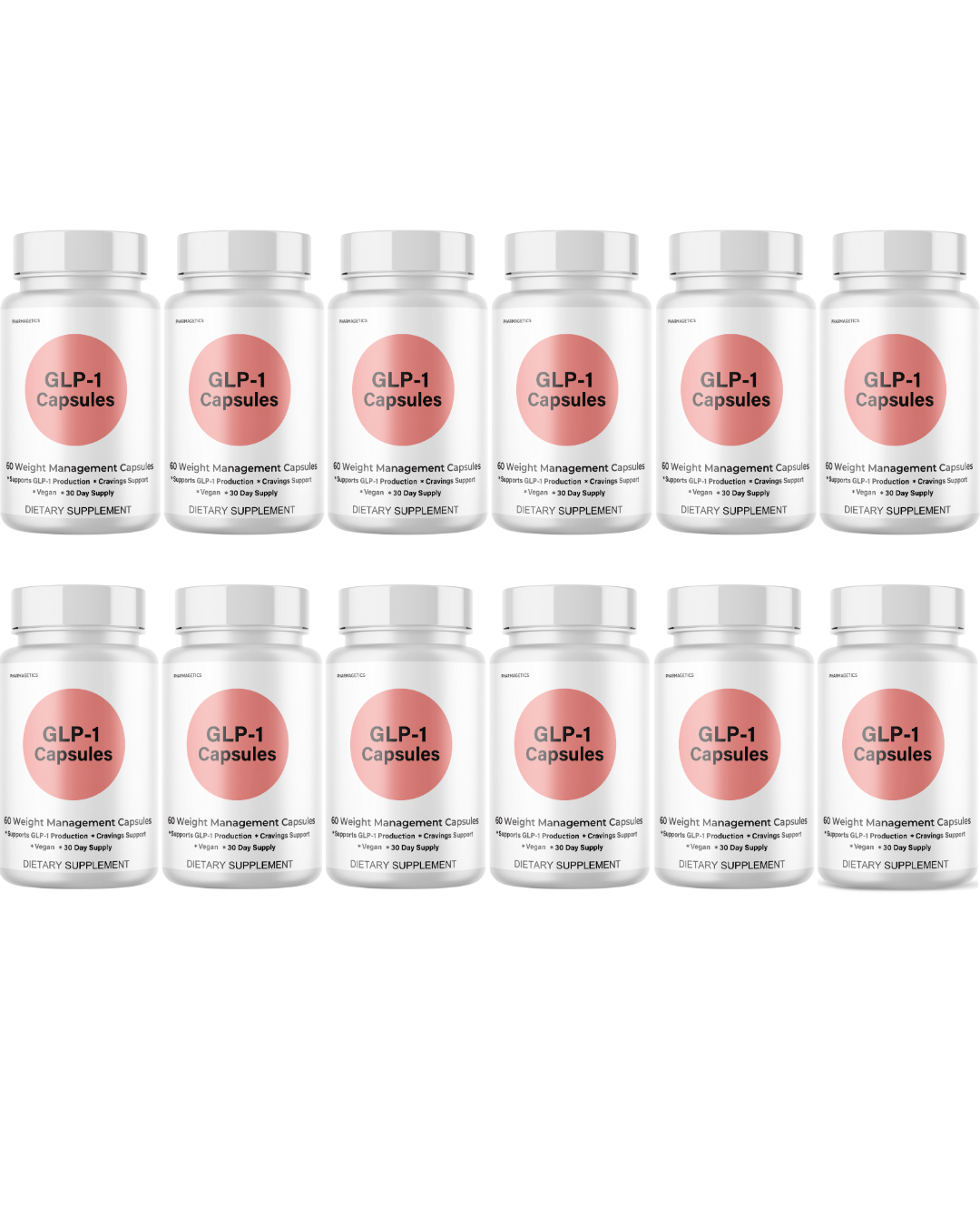 GLP-1 Capsules Weight Management Support, Vegan Supplement 60 Capsules