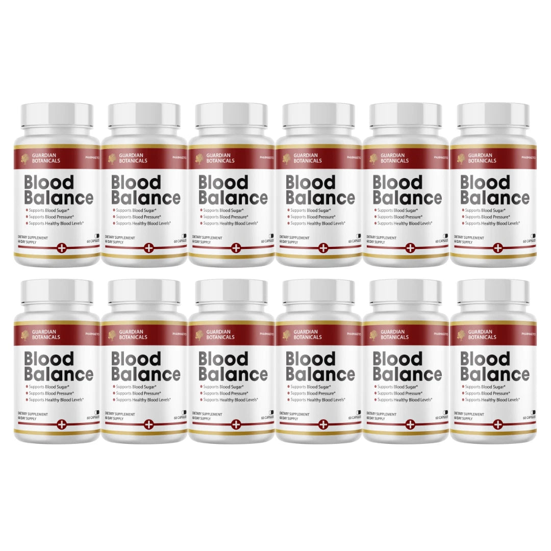 Guardian Botanicals Blood Balance Supplement, Healthy Blood Formula 60 Capsules