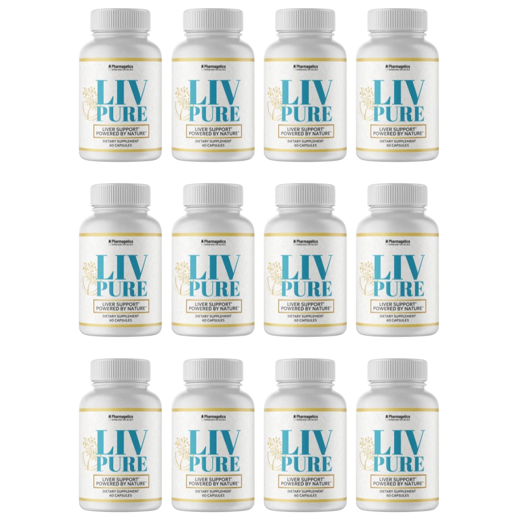 Liv Pure Capsules For Liver Detox and Health Support - 60 Capsules