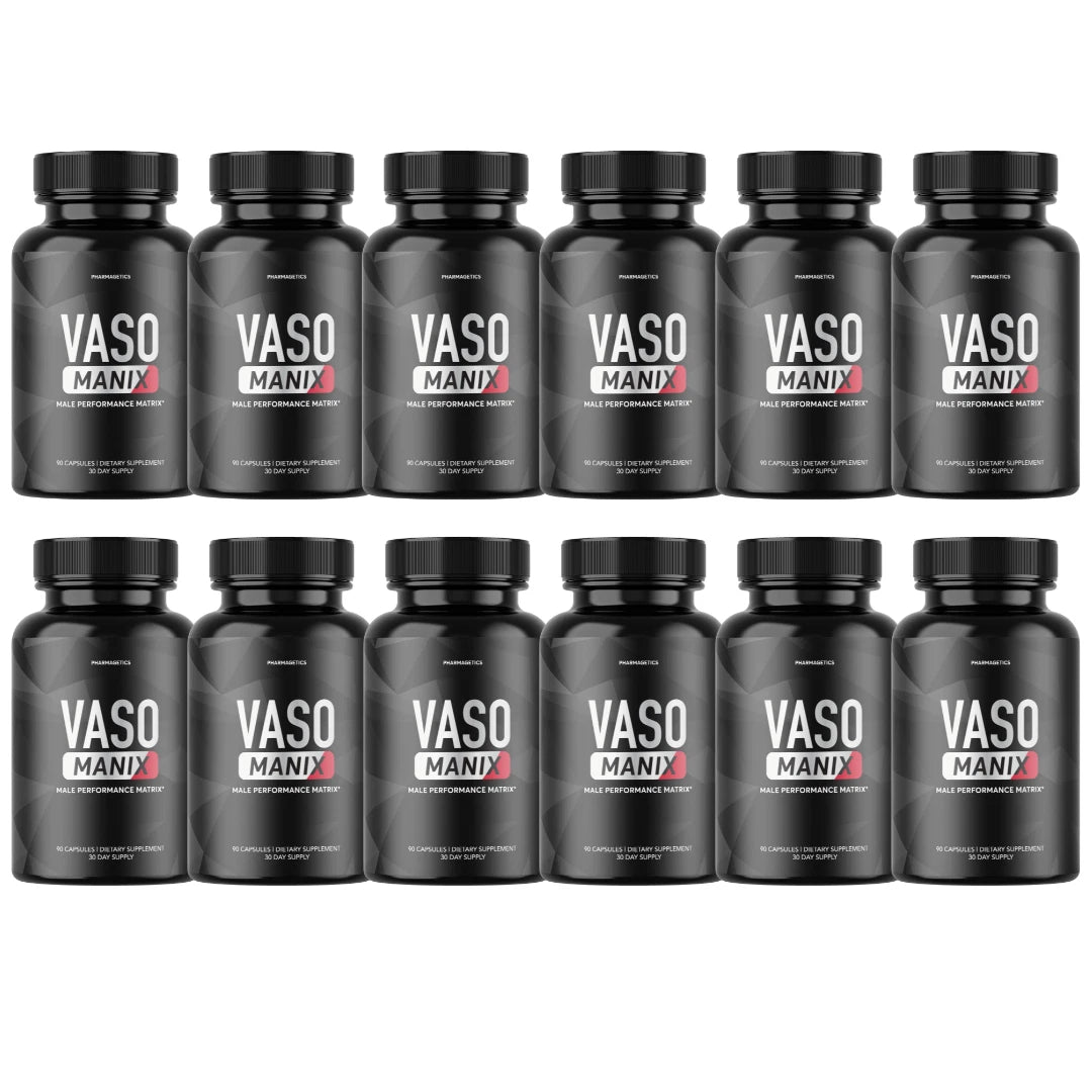 Vaso Manix Male Performance Supplement, Stamina Support 90 Capsules