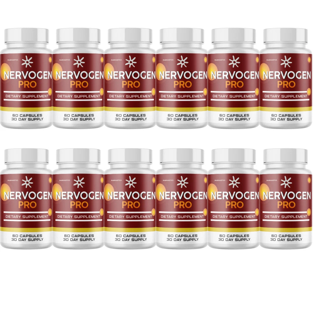 Nervogen Pro Pills Formulated Nerve Pain Relief Supplement 60 Capsules