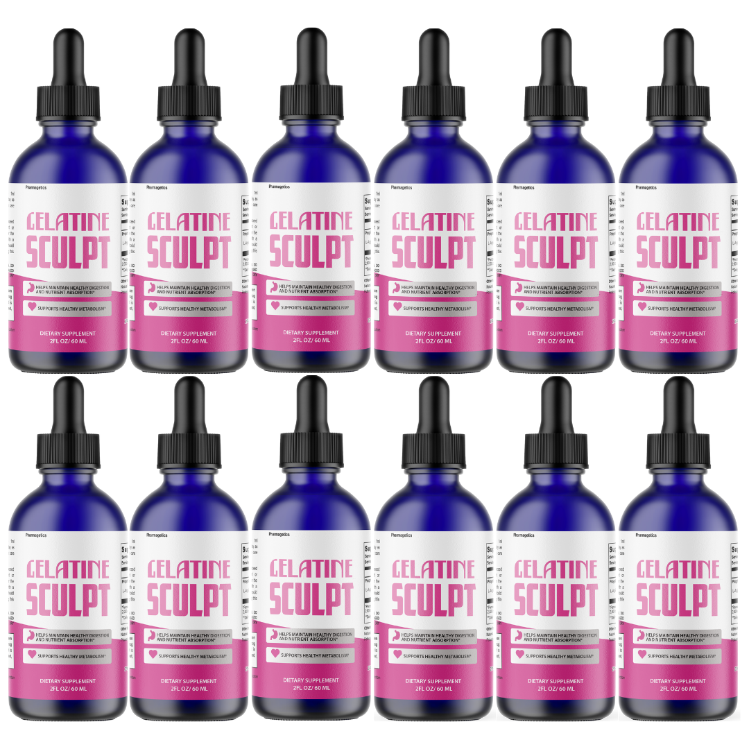 Gelatine Sculpt Drops Metabolism Support, Fat Loss Formula 60ML