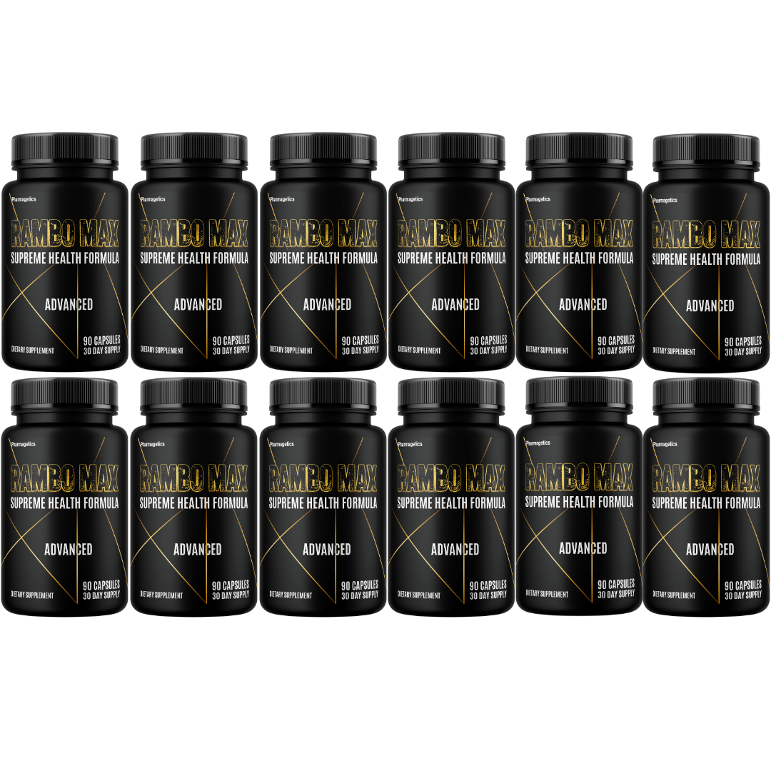 Rambo Max Testo Support, Male Performance Supplement 90 Capsules