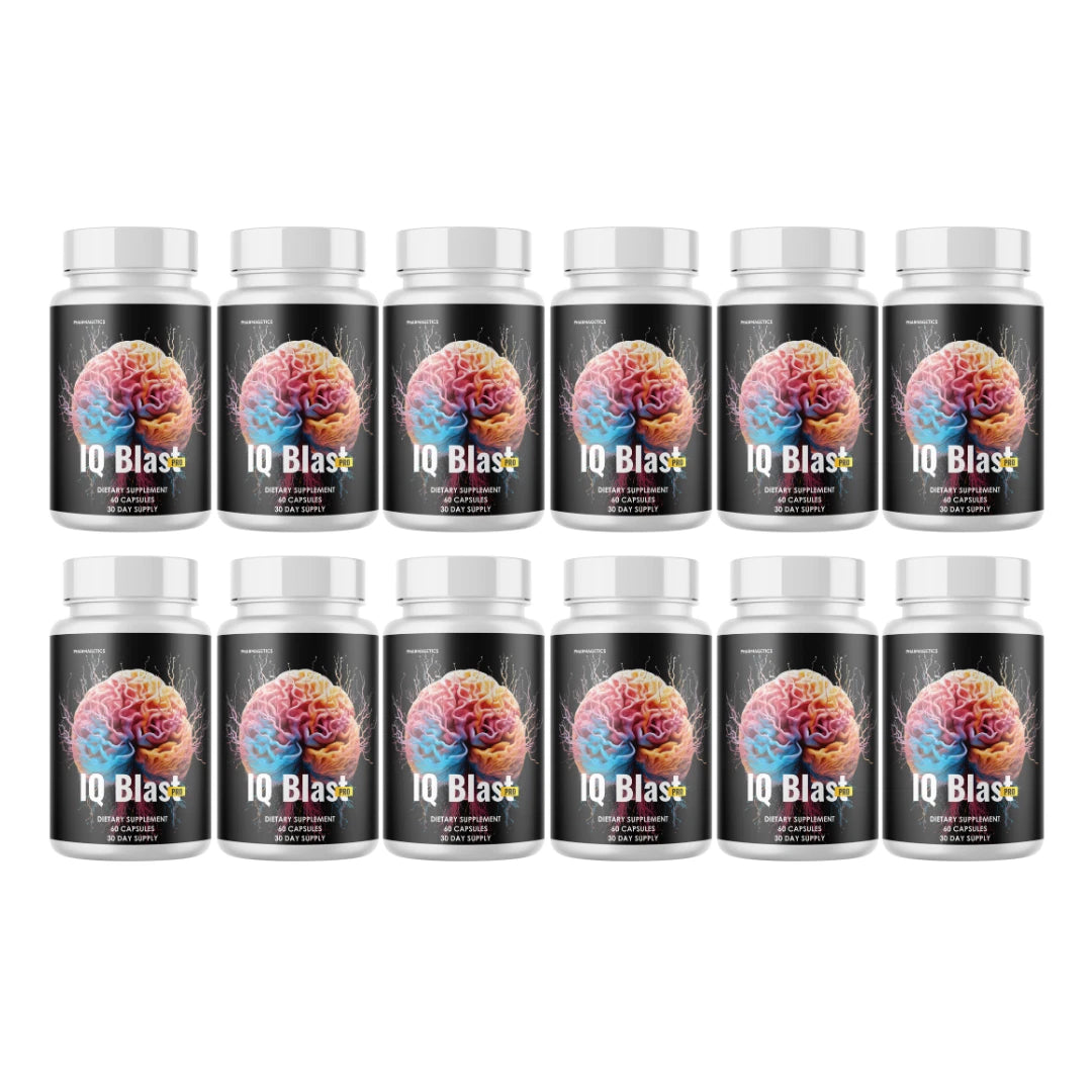 IQ Blast Pro Focus Brain Health Supplement Nootropic Formula 60 Capsules