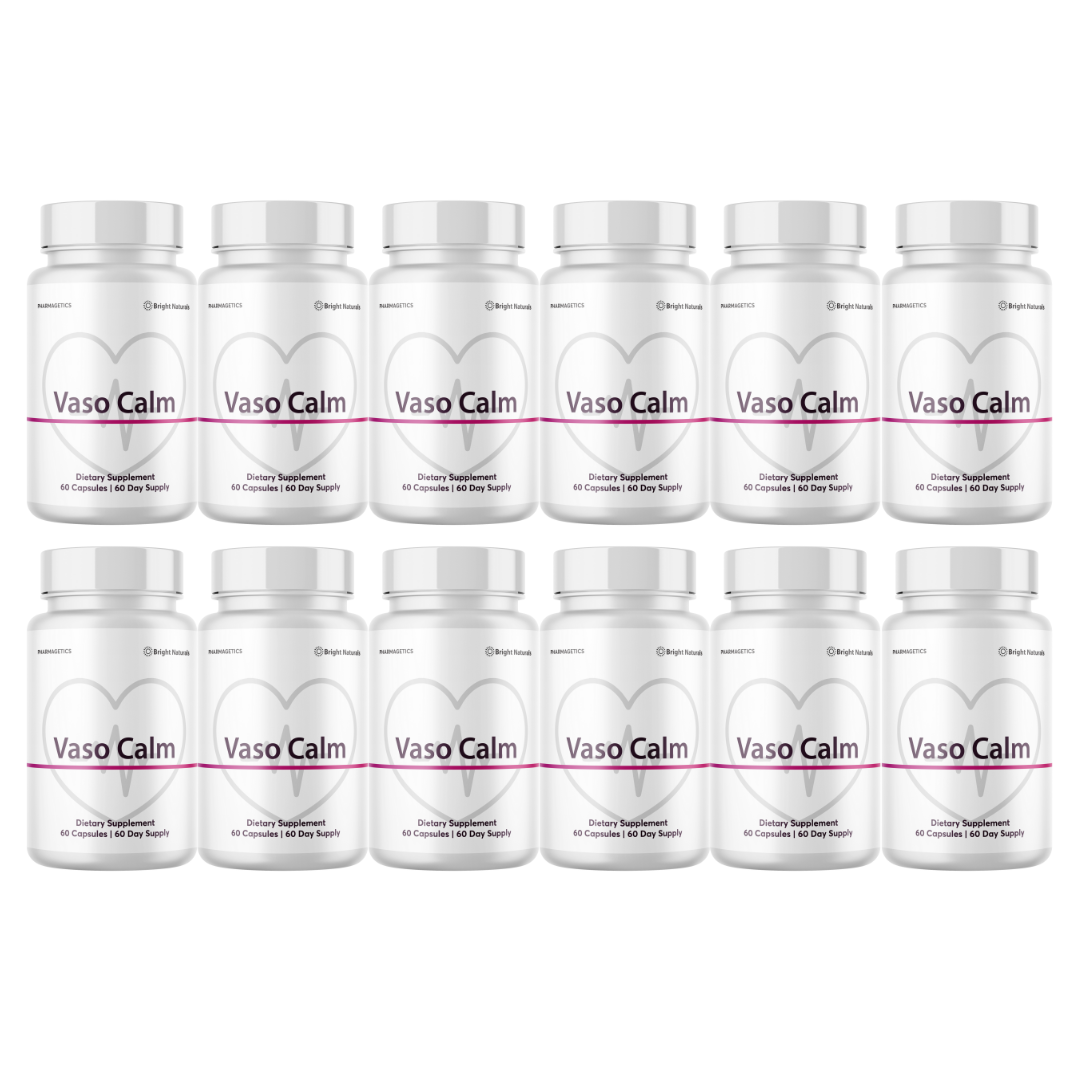 Vaso Calm  Healthy Blood Balance Supplement 60 Capsules