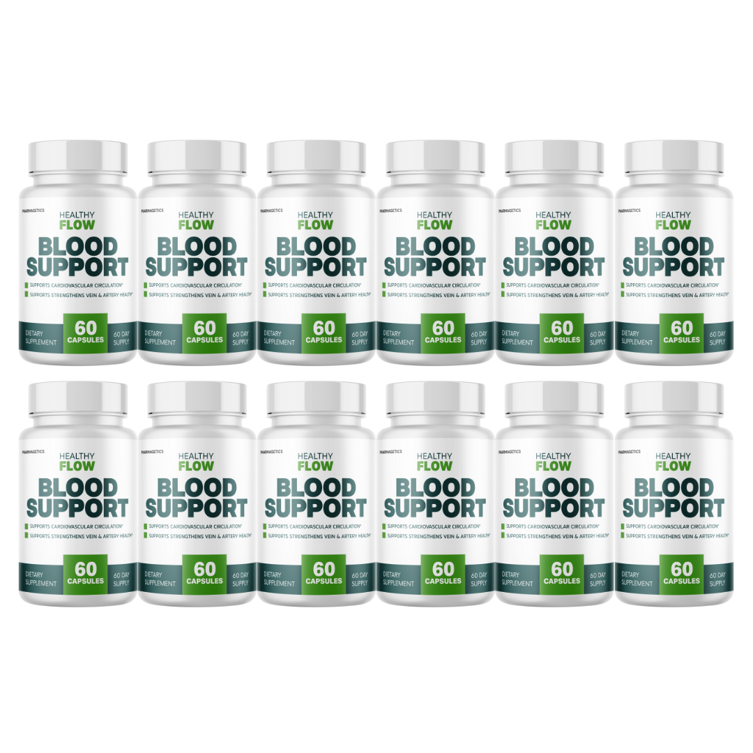 Healthy Flow Capsules, Advanced Blood Support Formula 60 Capsules