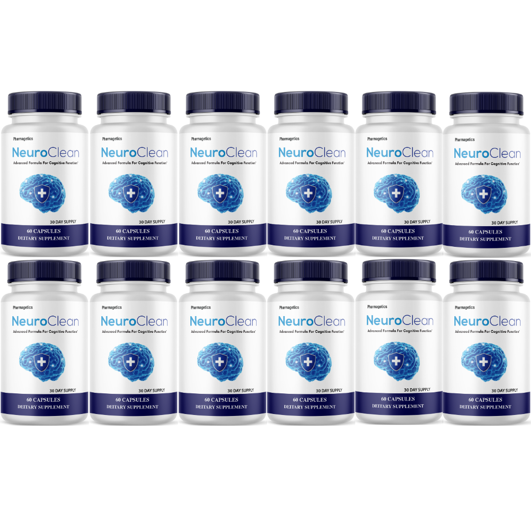 NeuroClean Brain Health Supplement Memory Focus Support 60 Capsules