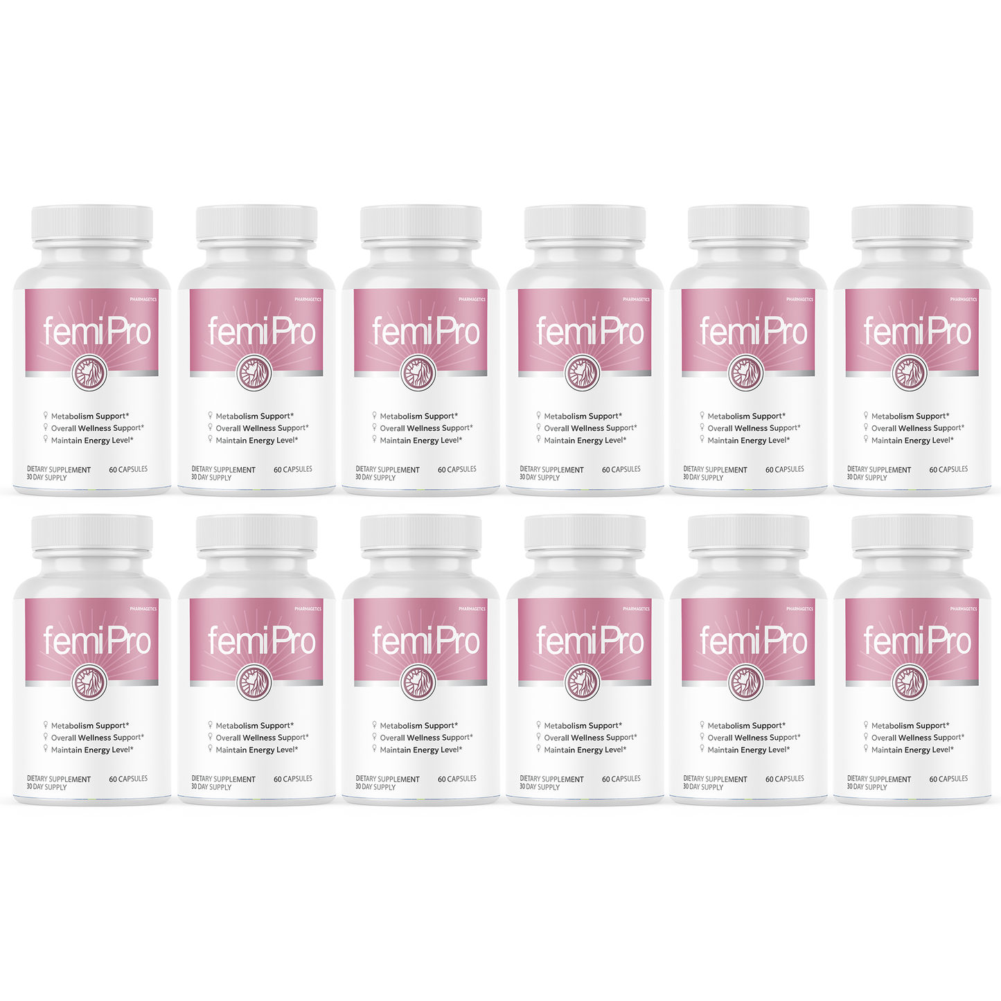 FemiPro Metabolism and Overall Wellness Support Supplement 60 Capsules