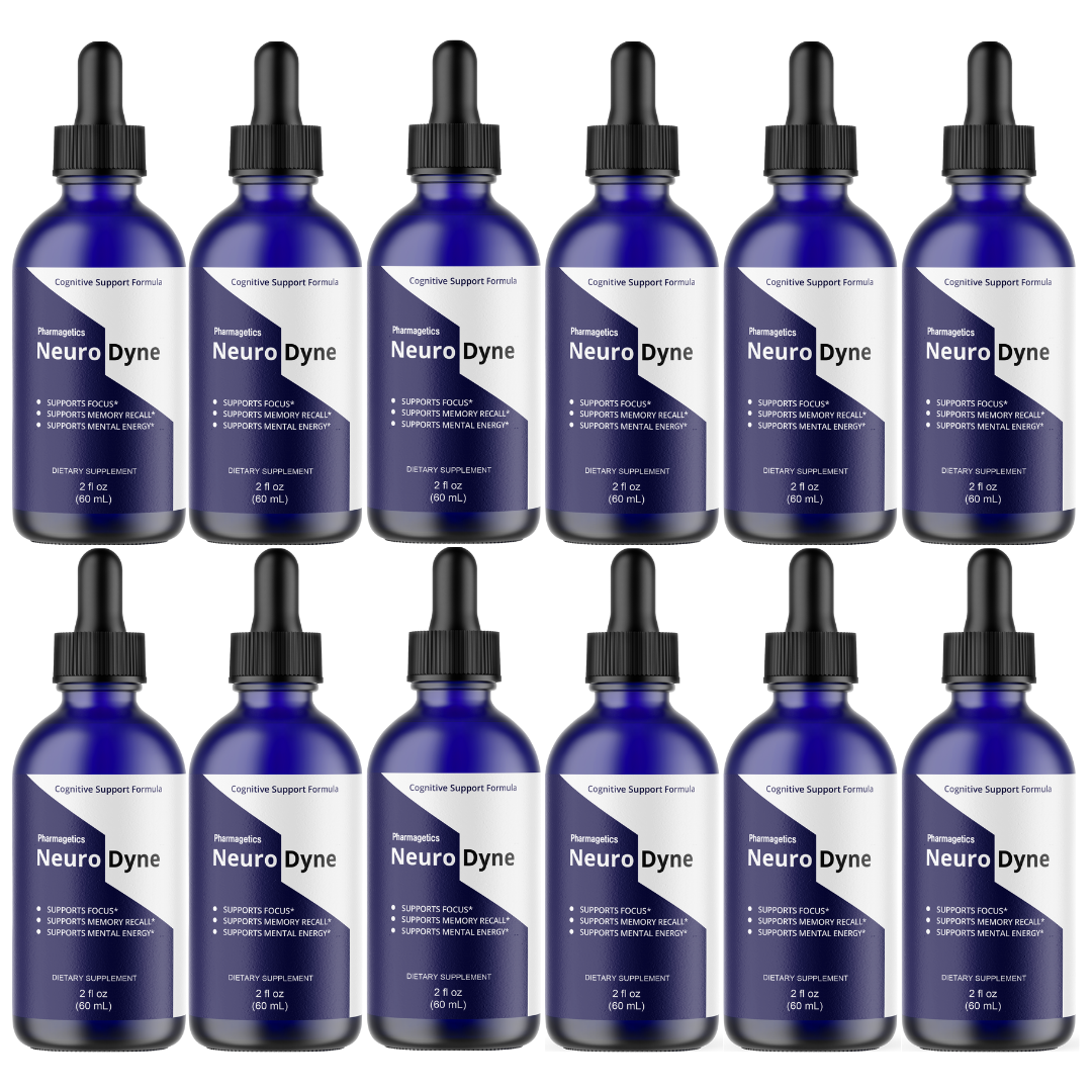 Neuro Dyne Cognitive Support Formula, Brain Health Drops Supplement 60ML