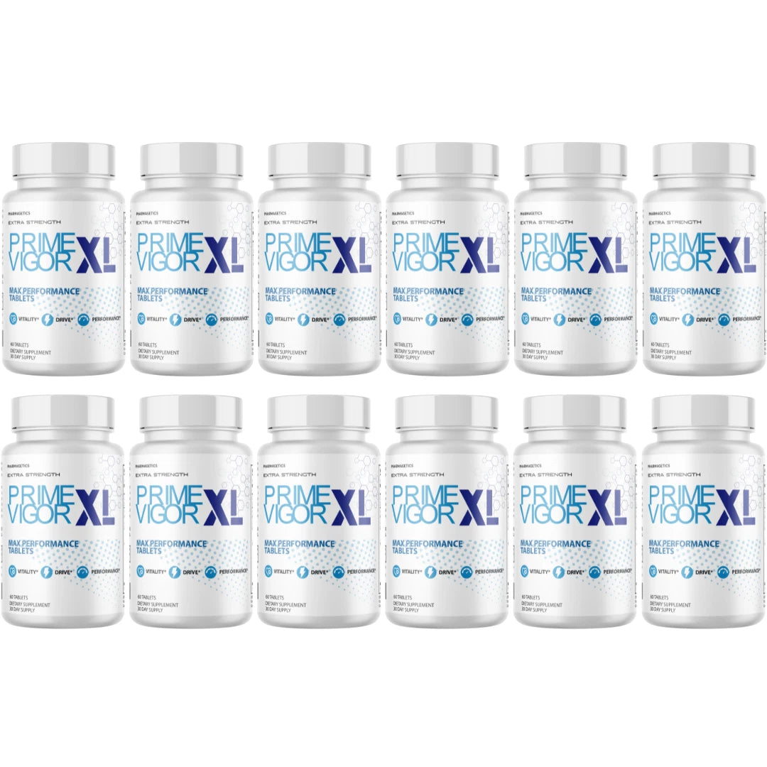 Prime Vigor XL Max Male Performance Supplement - 60 Tablets