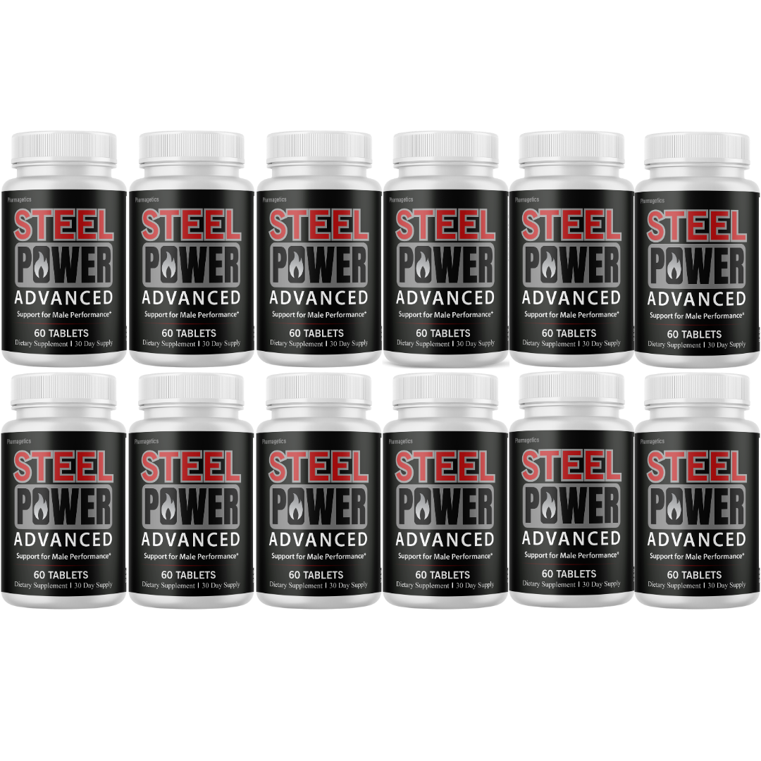 Steel Power Advanced Male Health Support Supplement 60 Tablets