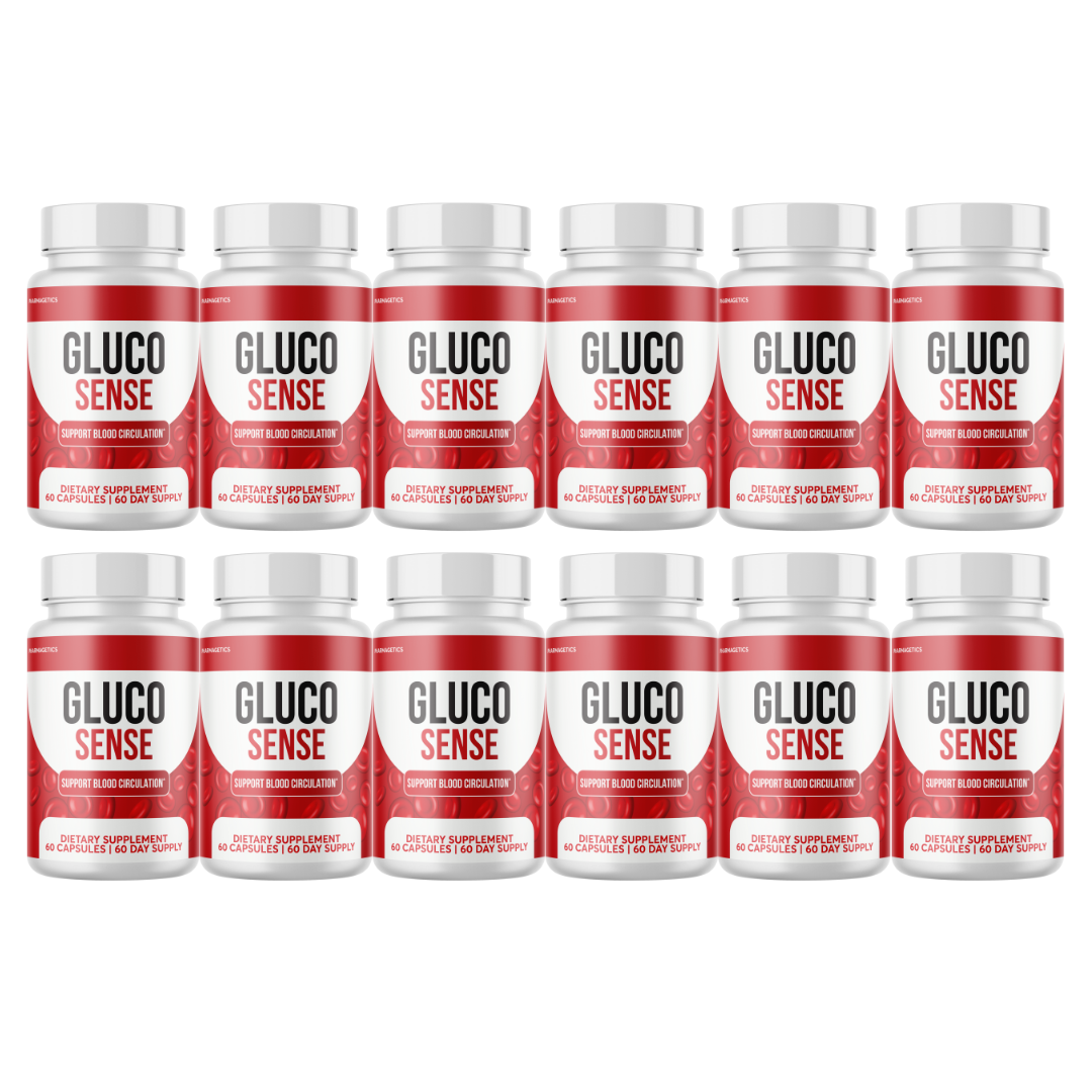 Glucosense Healthy Blood Circulation Support Supplement 60 Capsules
