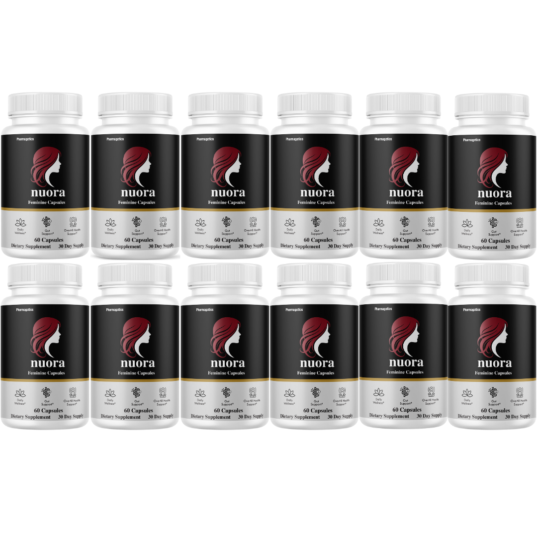 Nuora Feminine Supplement, Gut Health Support Formula 60 Capsules
