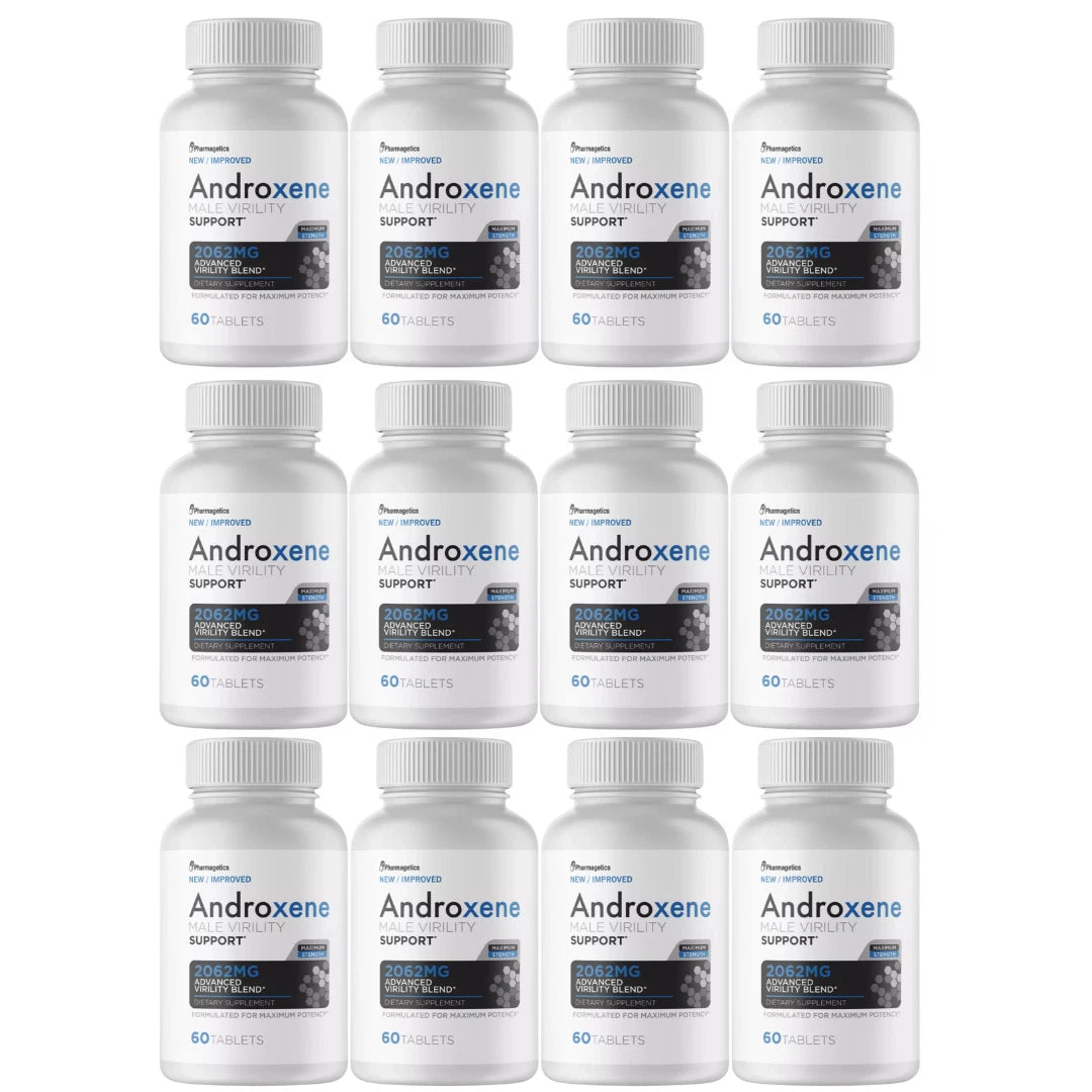 Androxene Men's Daily Wellness Formula – Advanced Botanical Blend with Maca Root, Tribulus, Tongkat Ali, Horny Goat Weed & Ginseng – 2062 mg Proprietary Blend - 60 Tablets