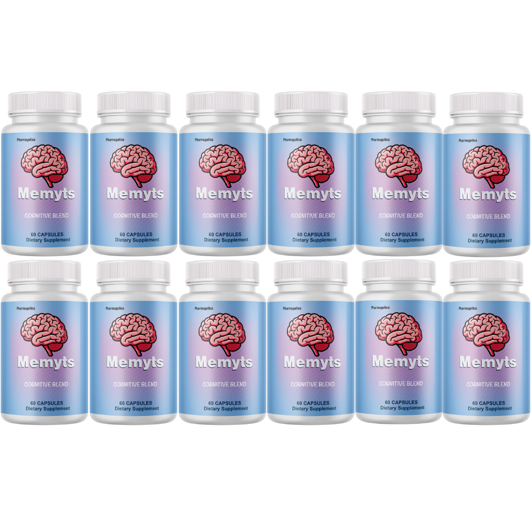 Memyts Healthy Brain Support Formula, Cognitive Supplement 60 Capsules