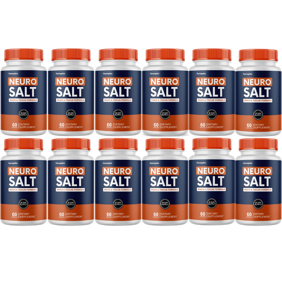 Neuro Salt Brain Focus Supplement Memory Energy Cognitive Support 60 Capsules