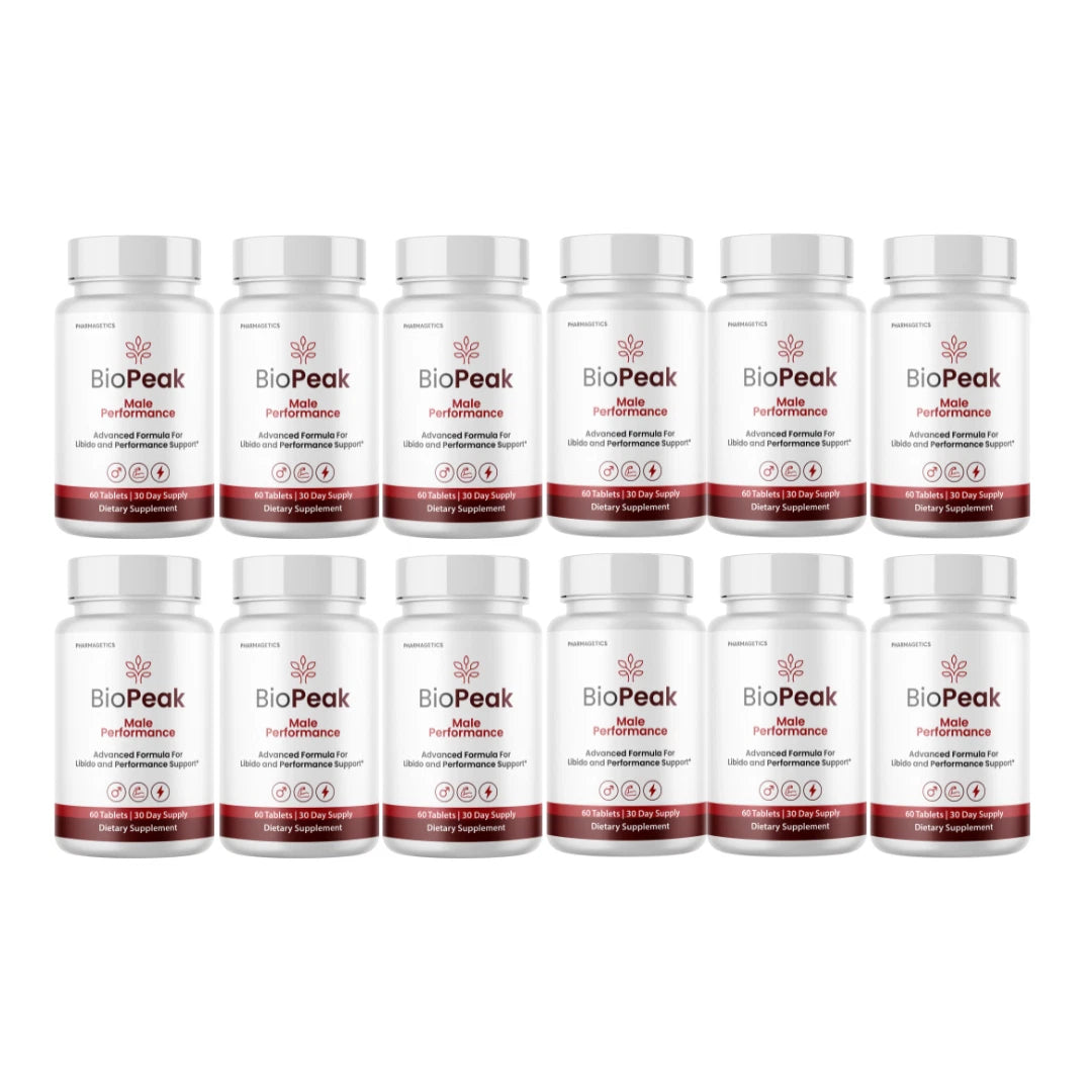 BioPeak Male Performance Supplement, Energy Support 60 Tablets
