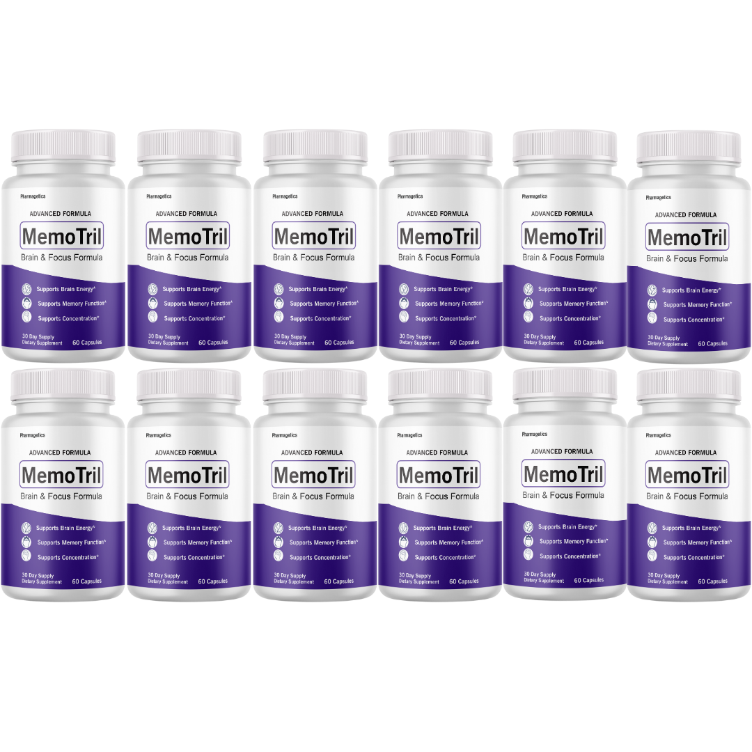Memo Tril Brain Health Support Supplement 60 Capsules