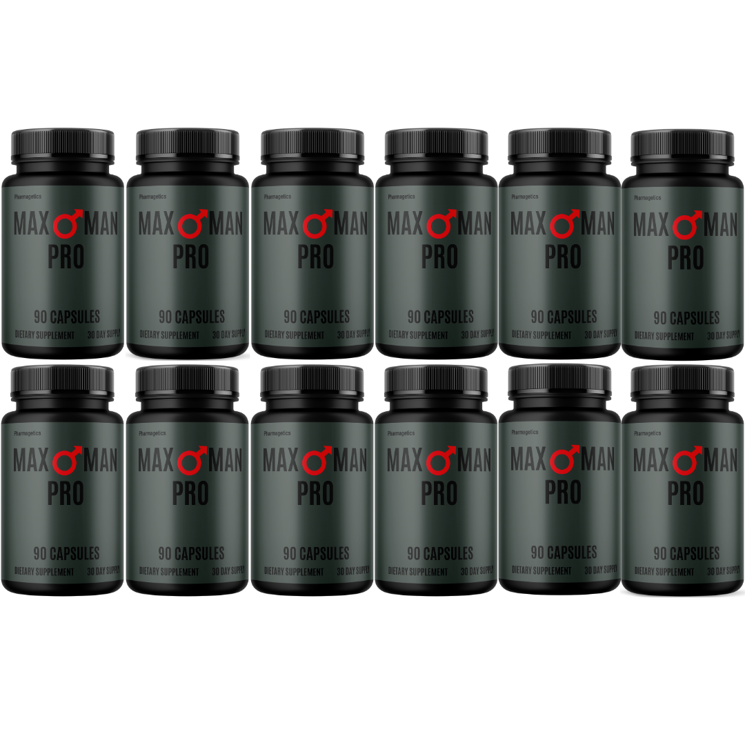 Max Man Pro Male Dietary Supplement, Male Health Support 90 Capsules