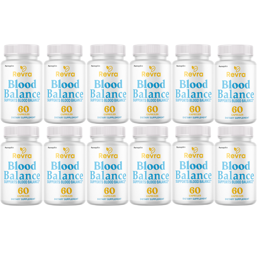 Revra Blood Balance Support, Blood Health Supplement 60 Capsules