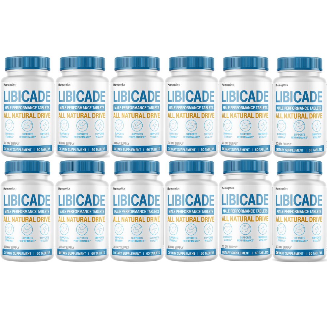 Libicade Male Performance Supplement, Energy Support 60 Tablets